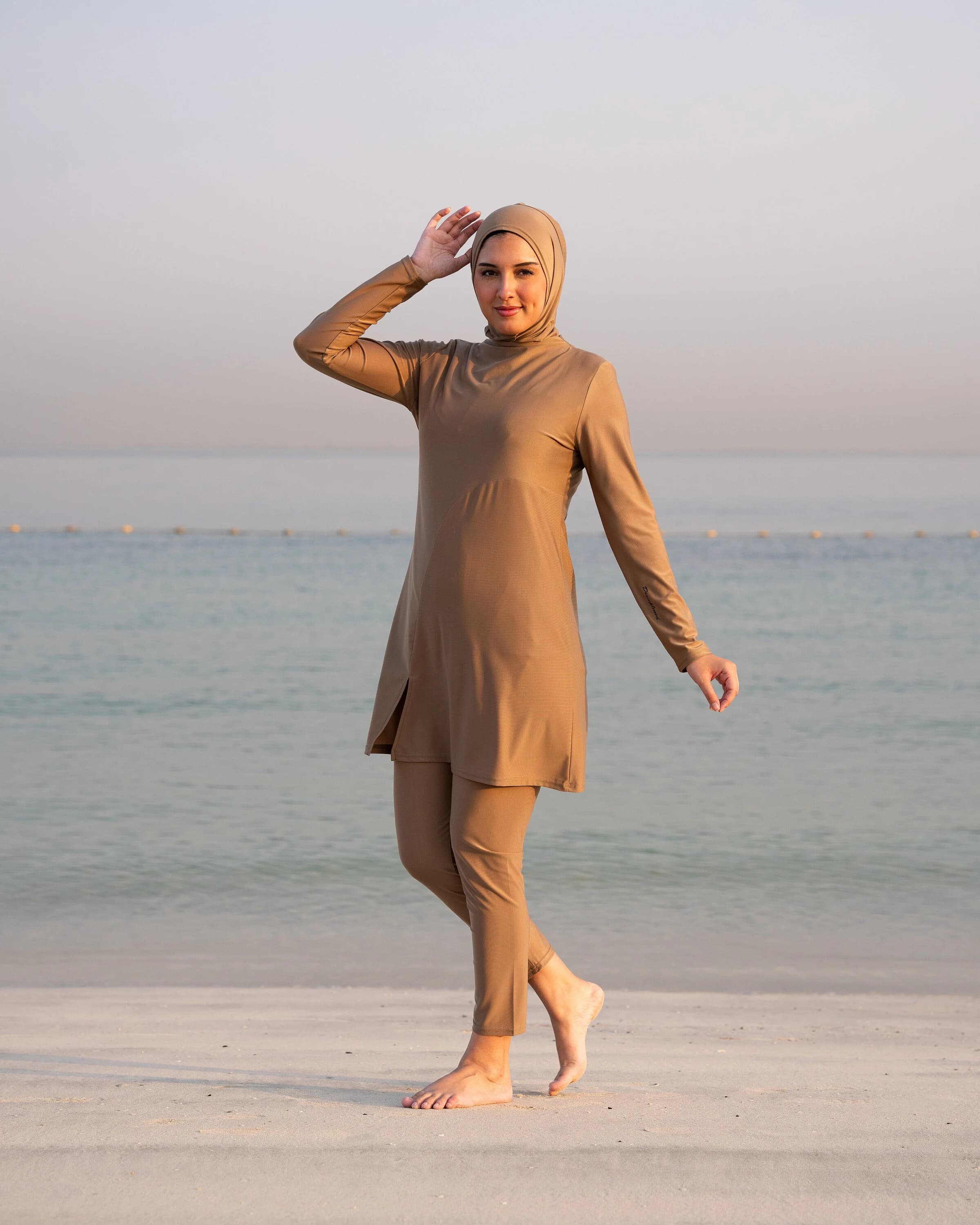 Sunrise Brown Burqini Set - Dreams Swimwear