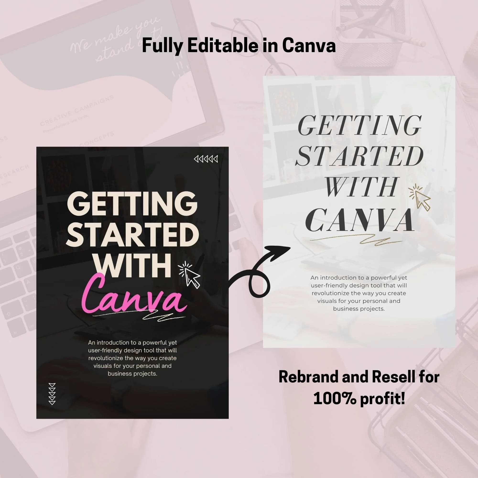 Canva Crash Course E-book, PLR/MRR Resell Rights (Digital Download) - image 3