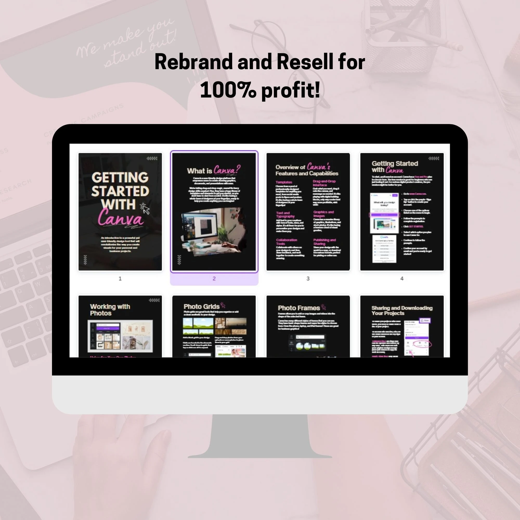 Canva Crash Course E-book, PLR/MRR Resell Rights (Digital Download) - image 4