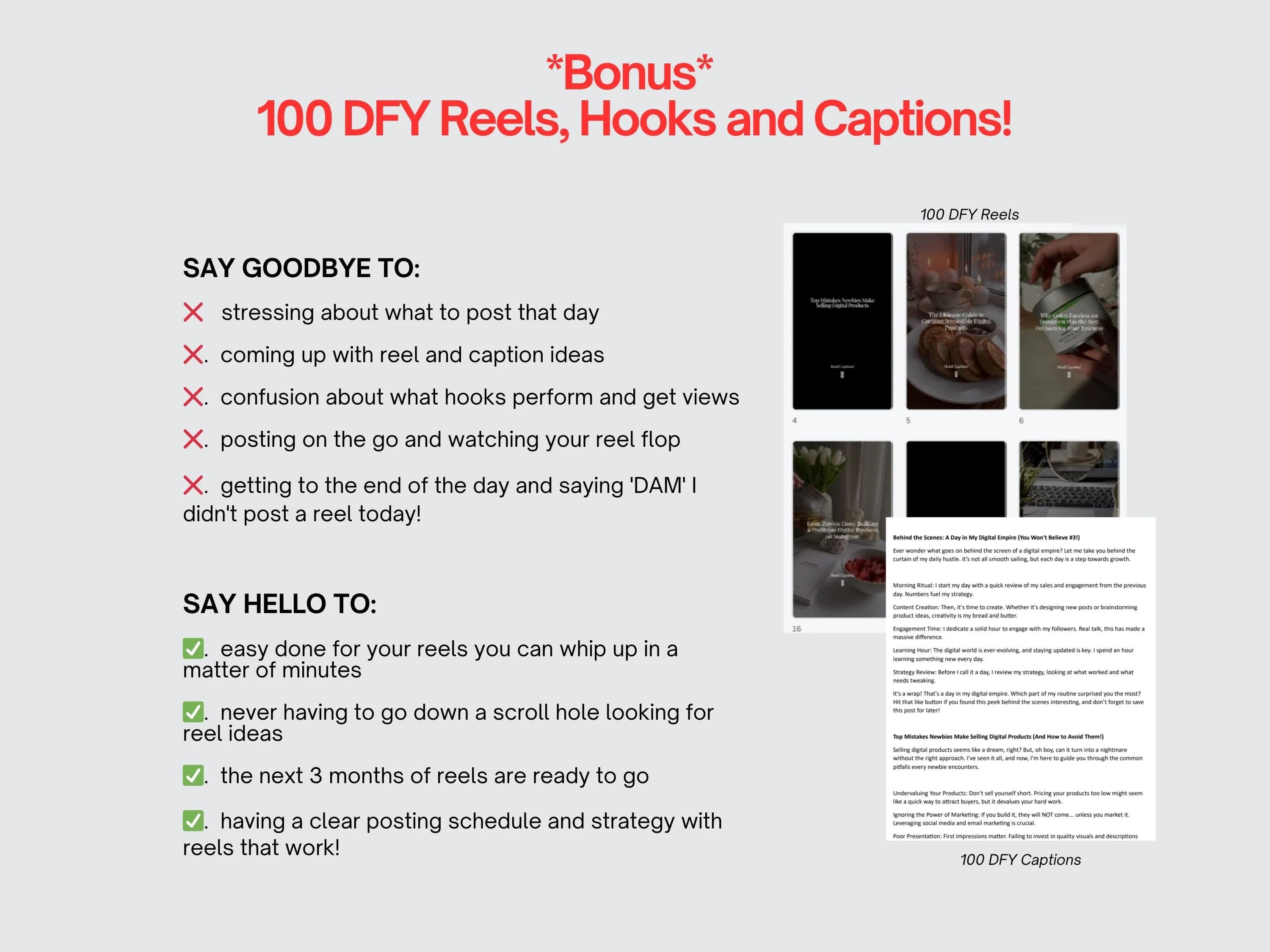 Instagram Growth Blueprint Course with FREE 100 DFY Reels and Captions - image 2