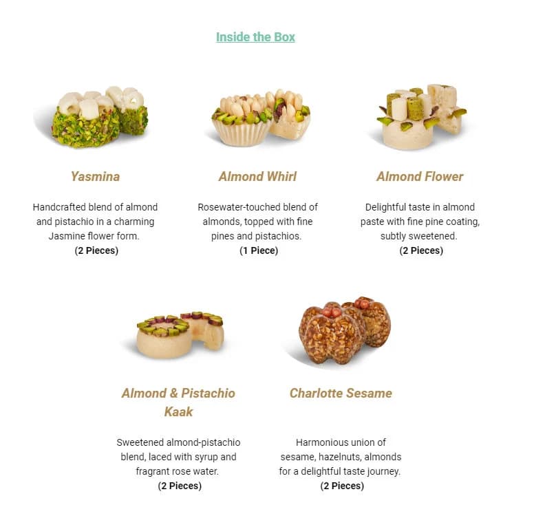 Thank You Sweets Gift Box | Luxury Packaging | Vegan - Gluten Free | 9 Pieces - image 3