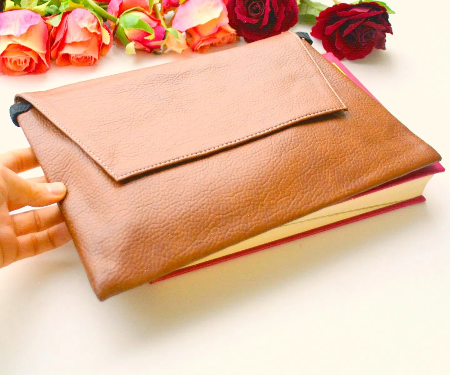 Brown shiny Quran Protection Case, Quran Book Sleeve, Kuran Bag pack 20 * 29 cm - image 3