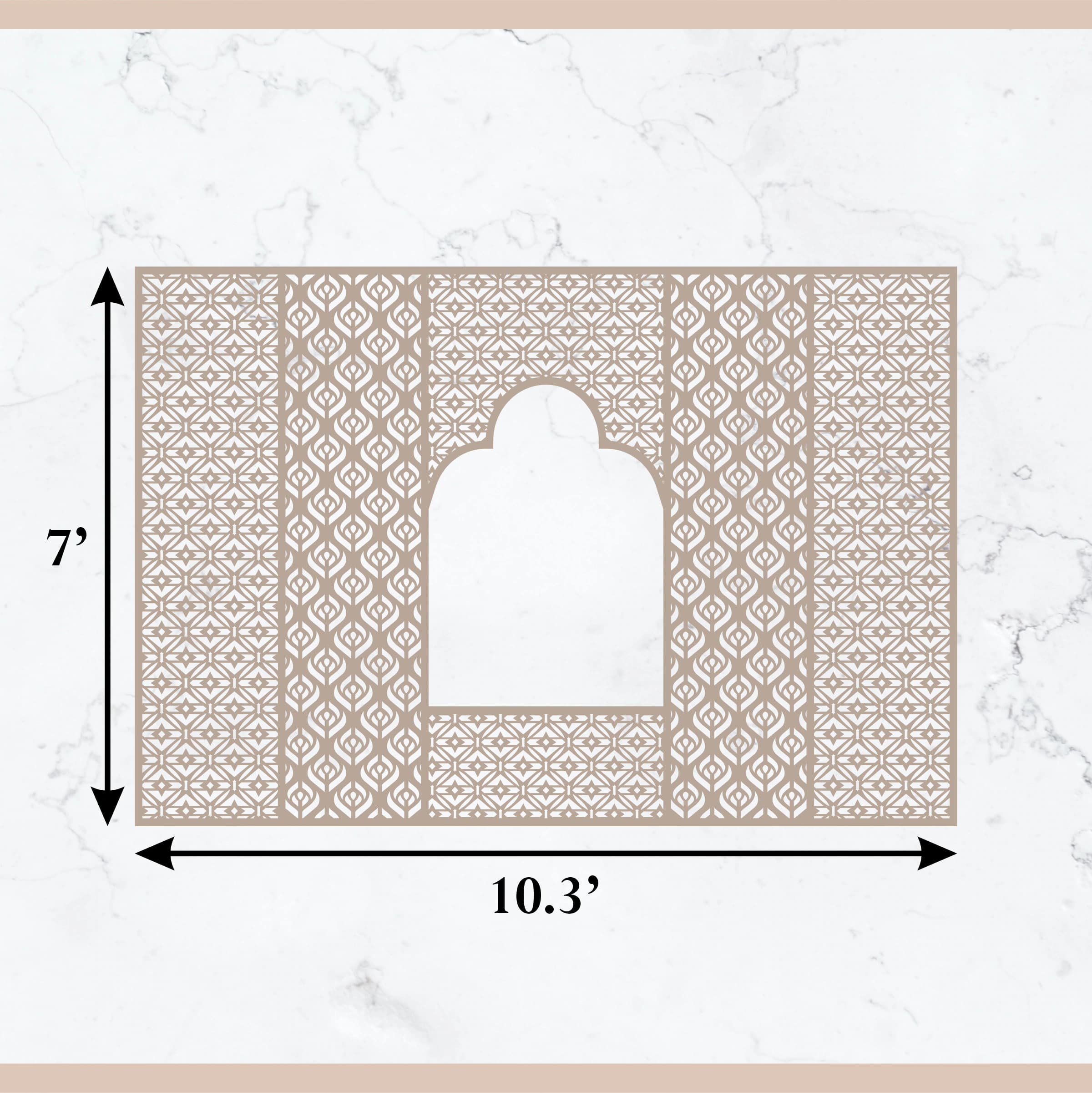 Moorish Arch SVG: Islamic Pattern Laser Cut File (Digital Download) - image 3