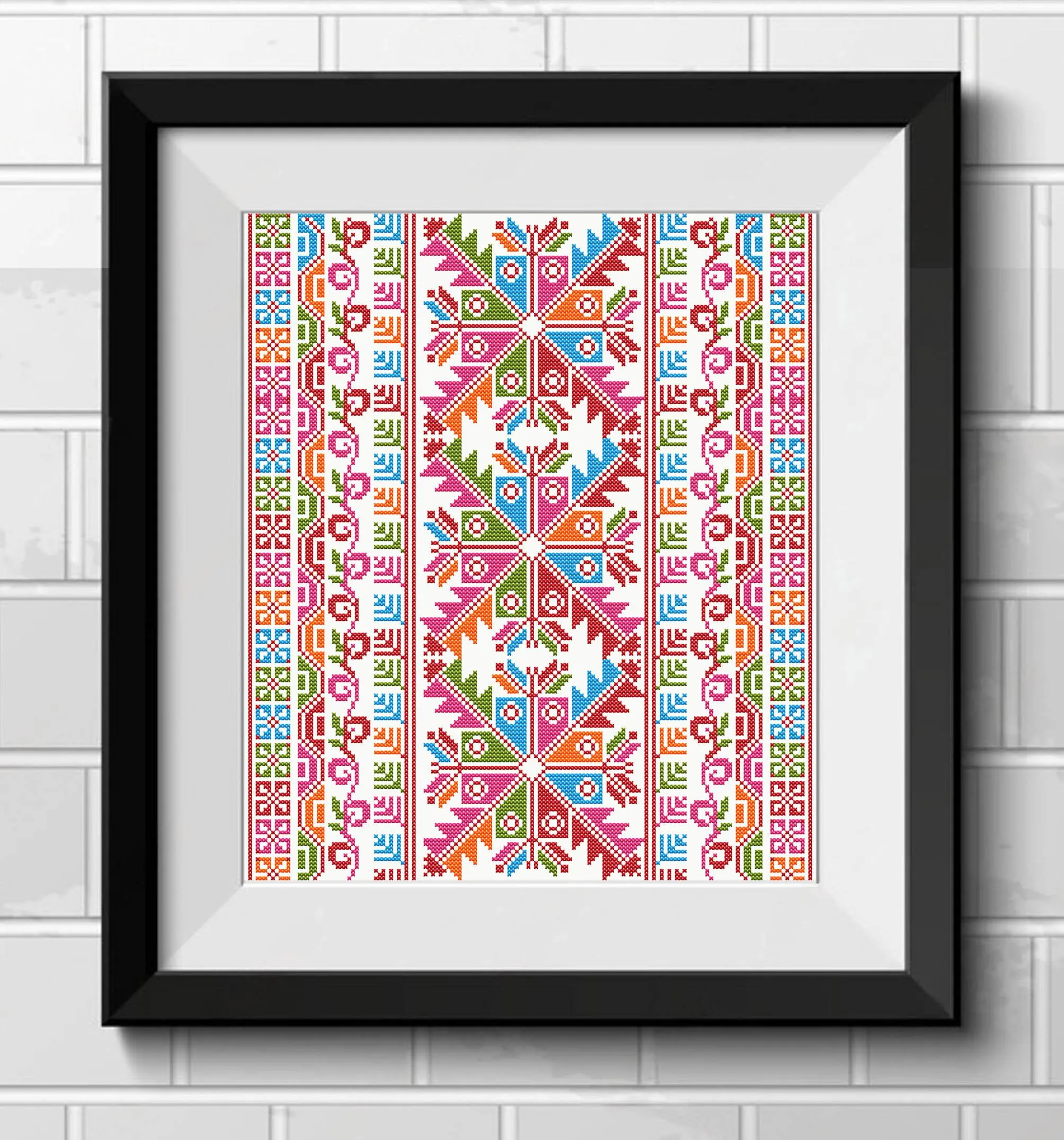 Palestinian Tatreez Cross Stitch Pattern Bundle (PDF Download - image 4