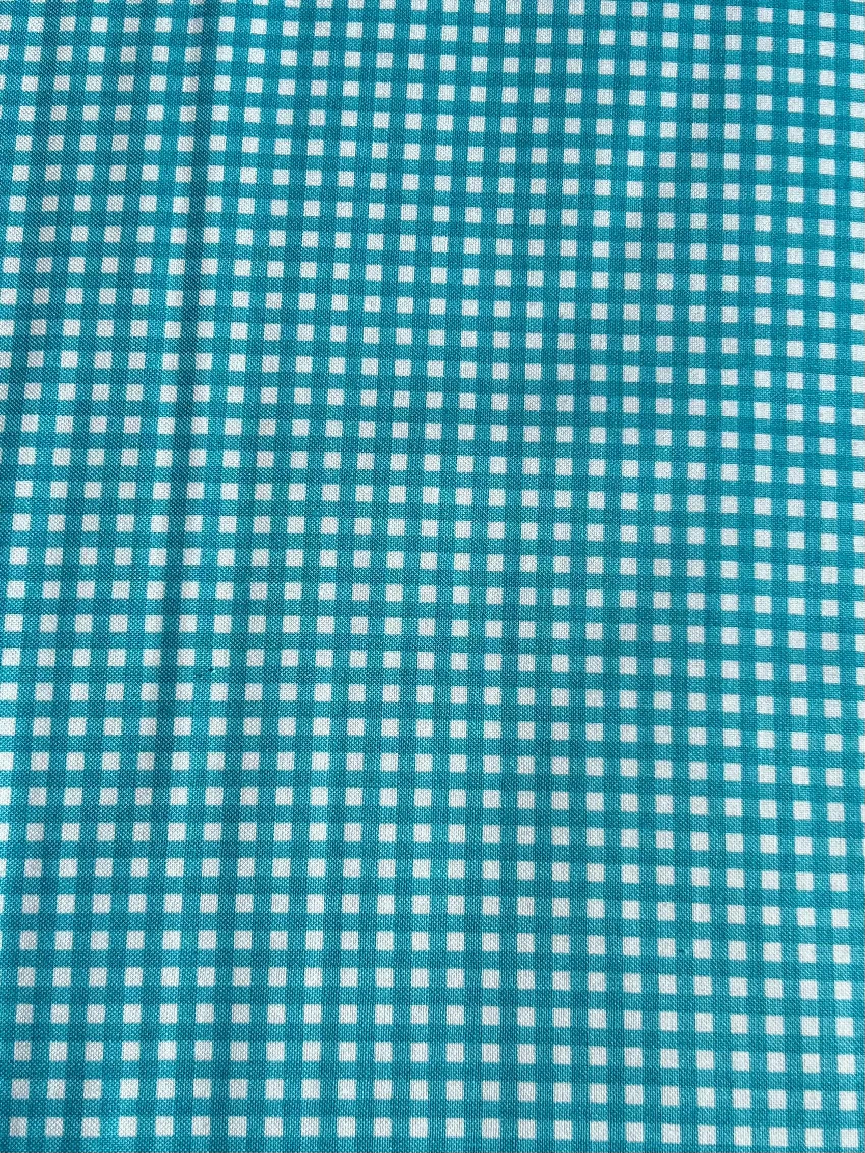 Gingham- Peacock- C440- Riley Blake Designs