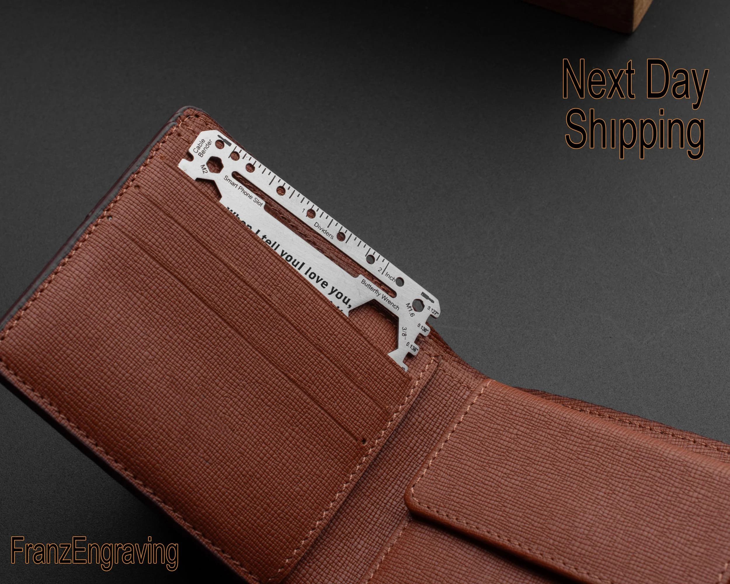 Save The Coral Multitool Card: Engraved Reef, Stainless Steel Wallet Tool - image 5