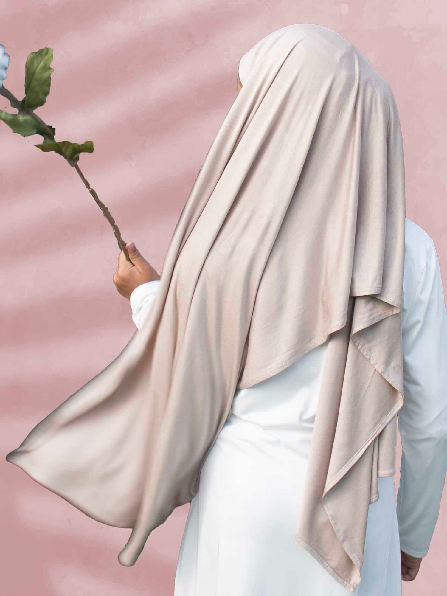 SoftTouch Jersey Hijab, Sahara Breeze, Girls 4-16 - image 5