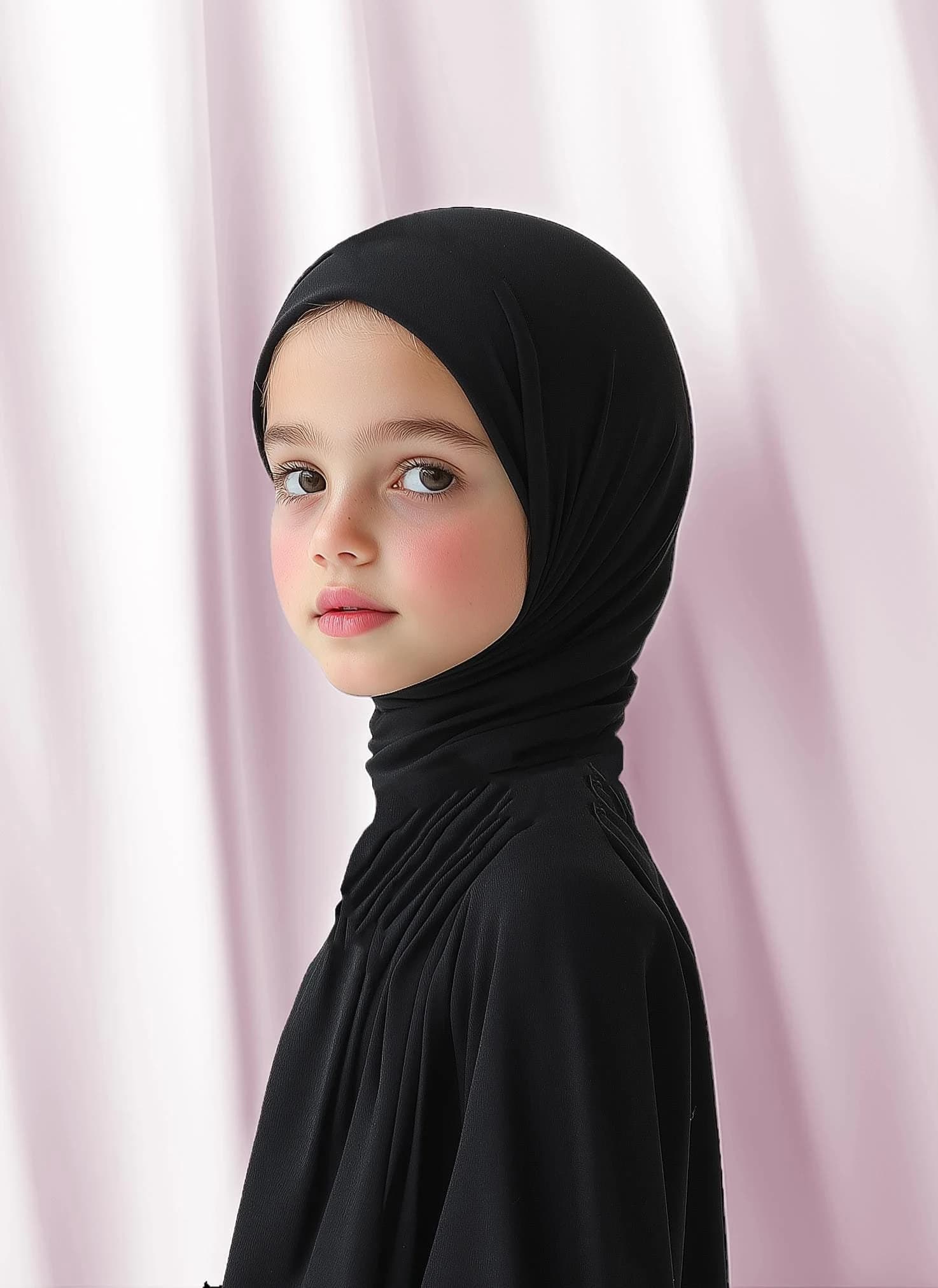 Unleash Confidence with Classic Black FitWrap Hijab - Athletic Headscarf Instant sport Hijab - image 3