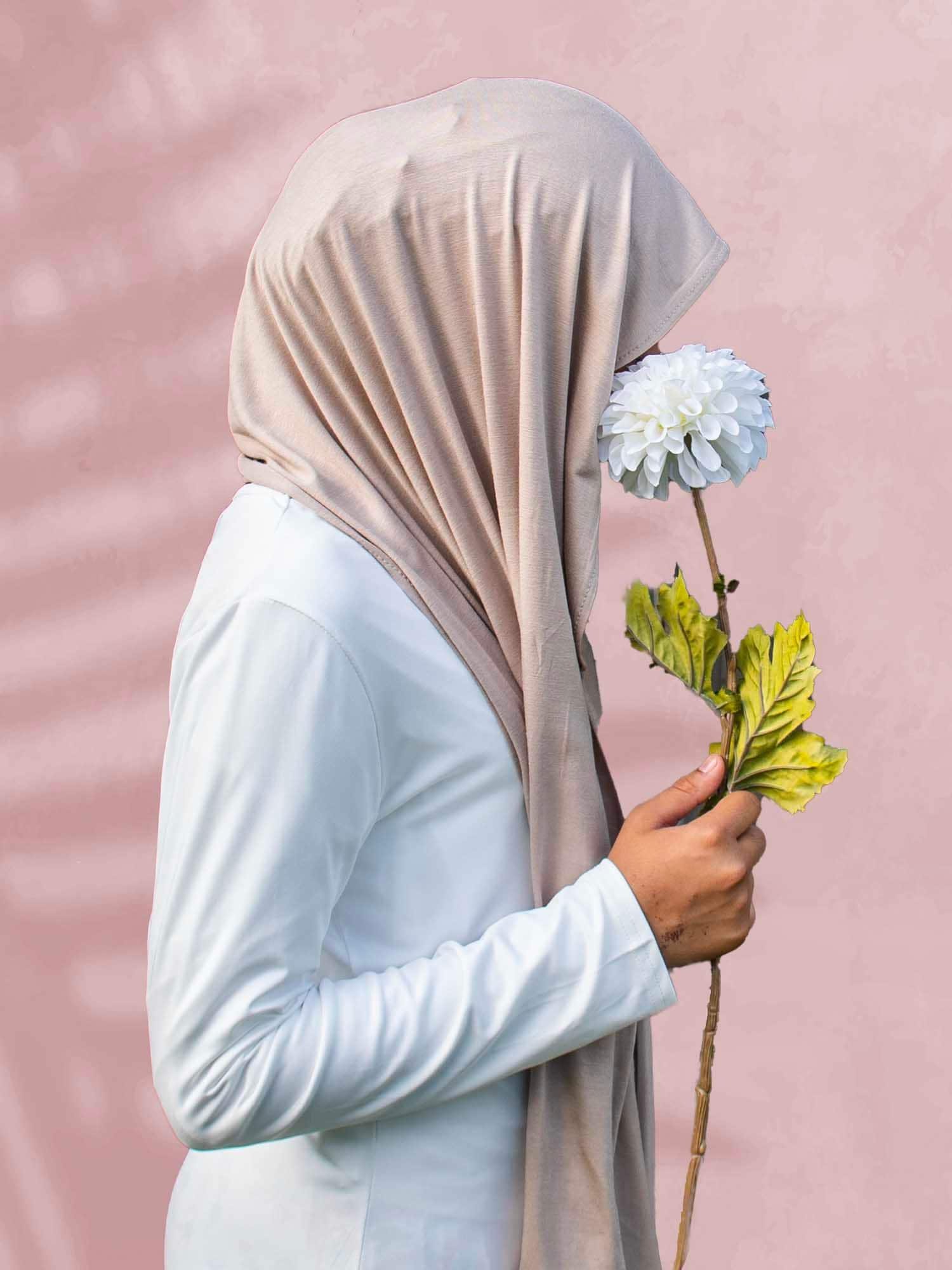 SoftTouch Jersey Hijab, Sahara Breeze, Girls 4-16 - image 4