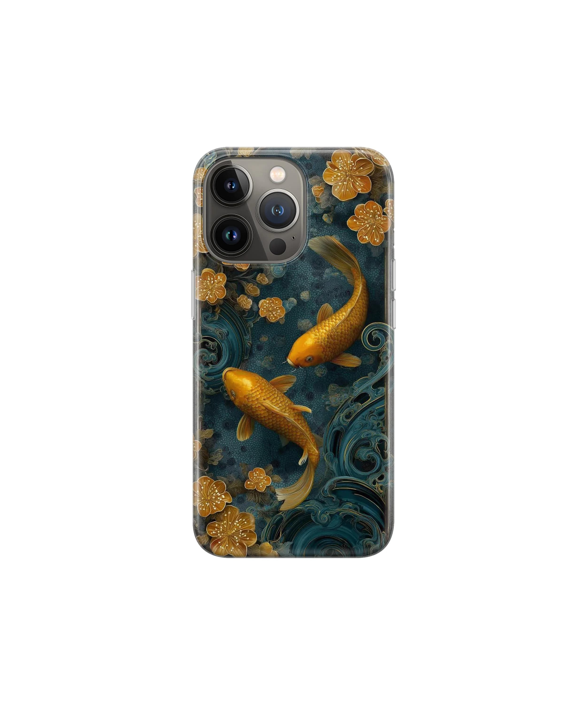 Japanese Koi Fish Phone Case Traditional Wave Art Cover for iPhone 18 Pro Max 17 16 15 14 13 12 11 X 8 7 6 Samsung S26 Ultra S25 S24 S23 S22 - image 4