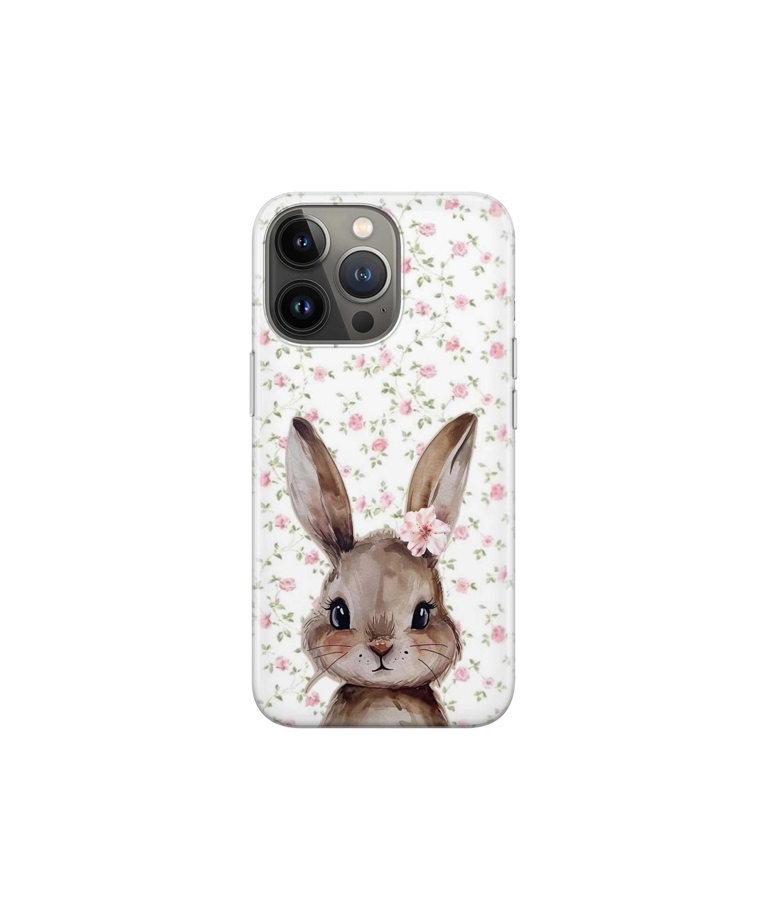 Bunny Phone Case Rabbit Floral Cover for iPhone 18 Pro Max 17 16 15 14 13 12 11 X 8 7 6 Samsung S26 Ultra S25 S24 S23 S22 S21 S20 FE A27 A57 - image 4
