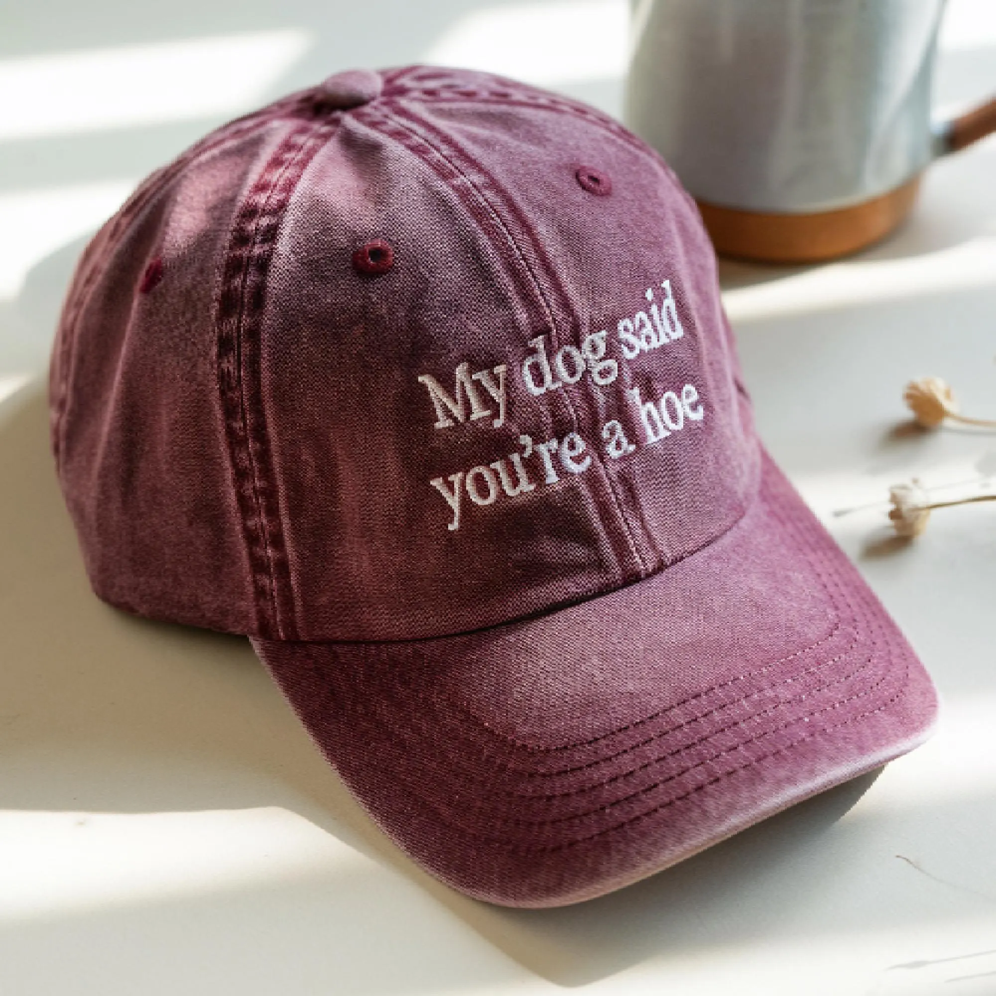 My Dog Said You're a Hoe Funny Trucker Hat For Girls, Cap - image 3