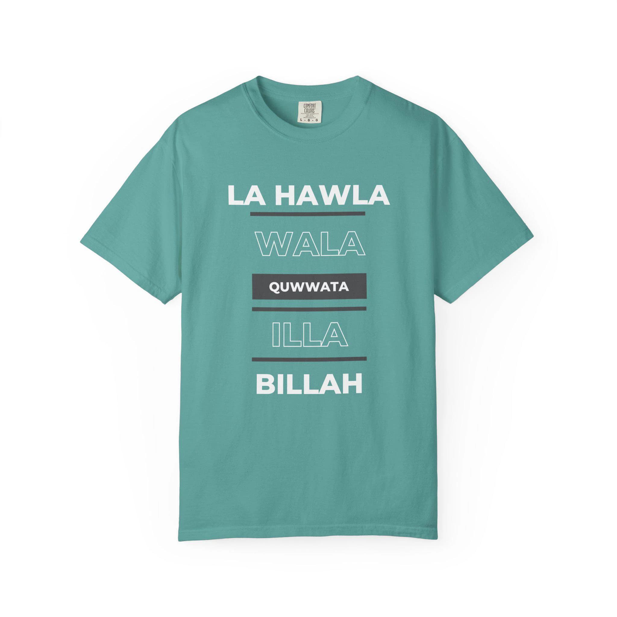 La Hawla Wala Illa Billah T-Shirt — Islamic Reminder Tee - image 5
