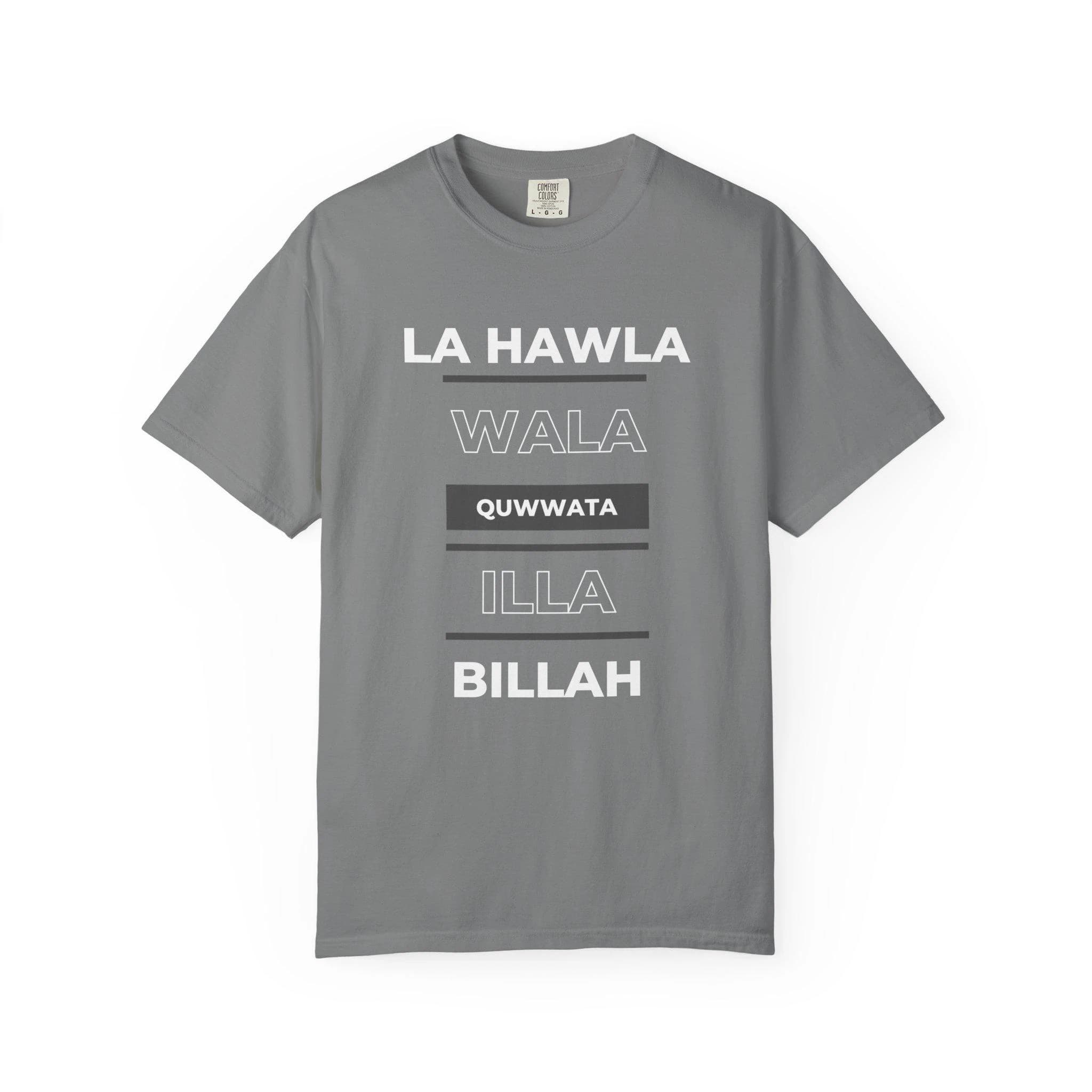 La Hawla Wala Illa Billah T-Shirt — Islamic Reminder Tee - image 3