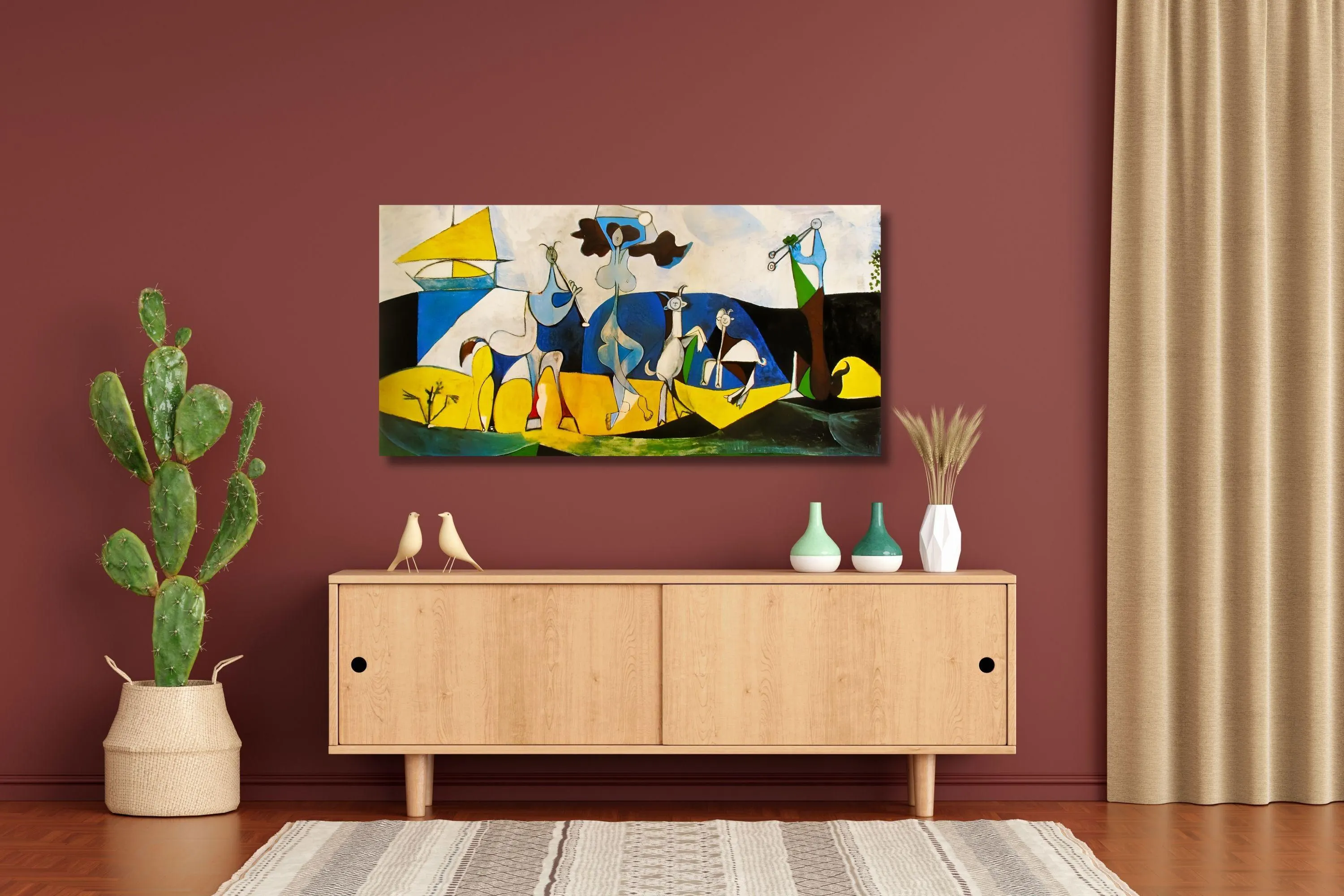 Picasso "Joy Of Life" Canvas Print: Vintage Modern Wall Art - image 5
