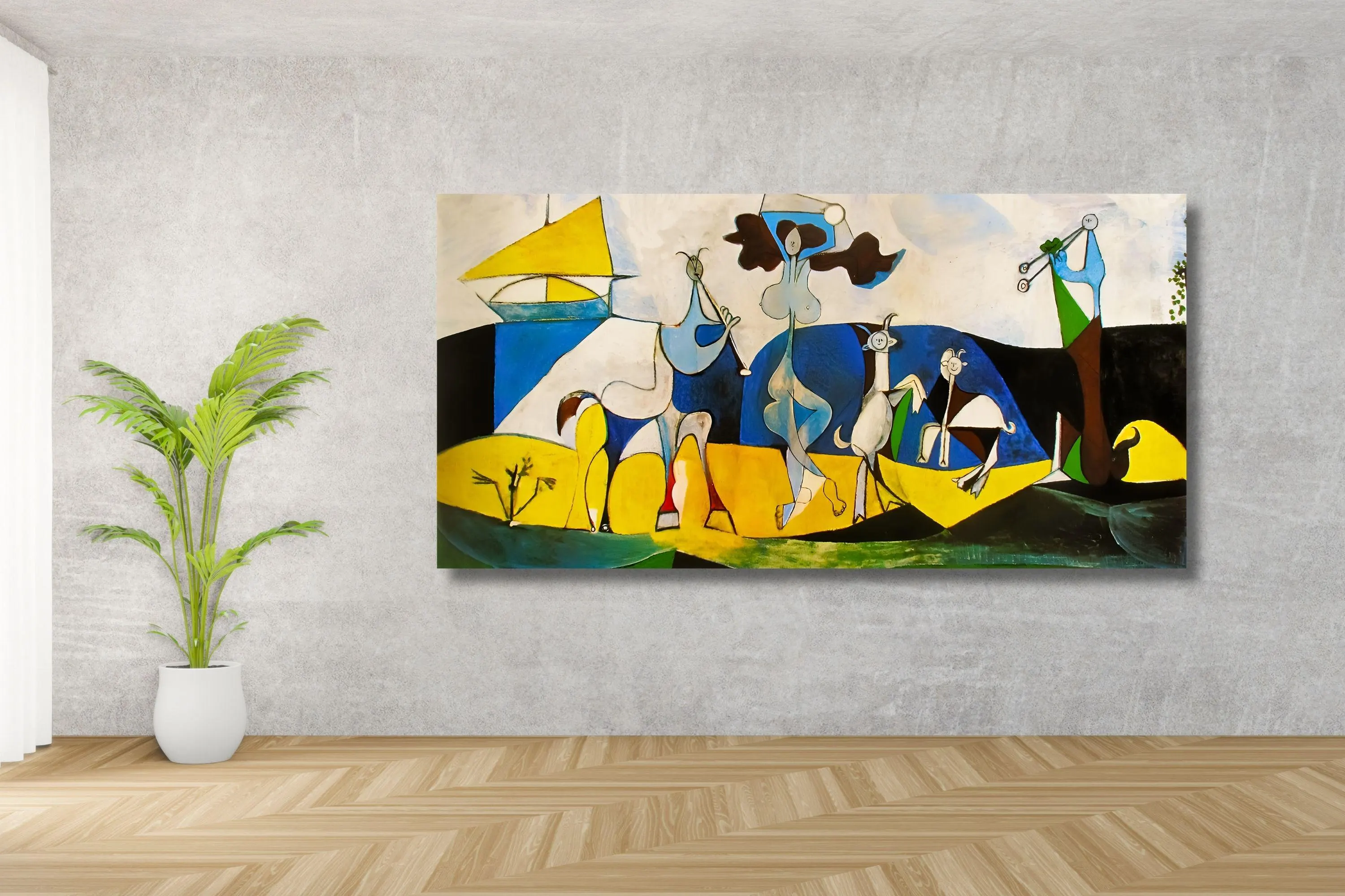 Picasso "Joy Of Life" Canvas Print: Vintage Modern Wall Art - image 4