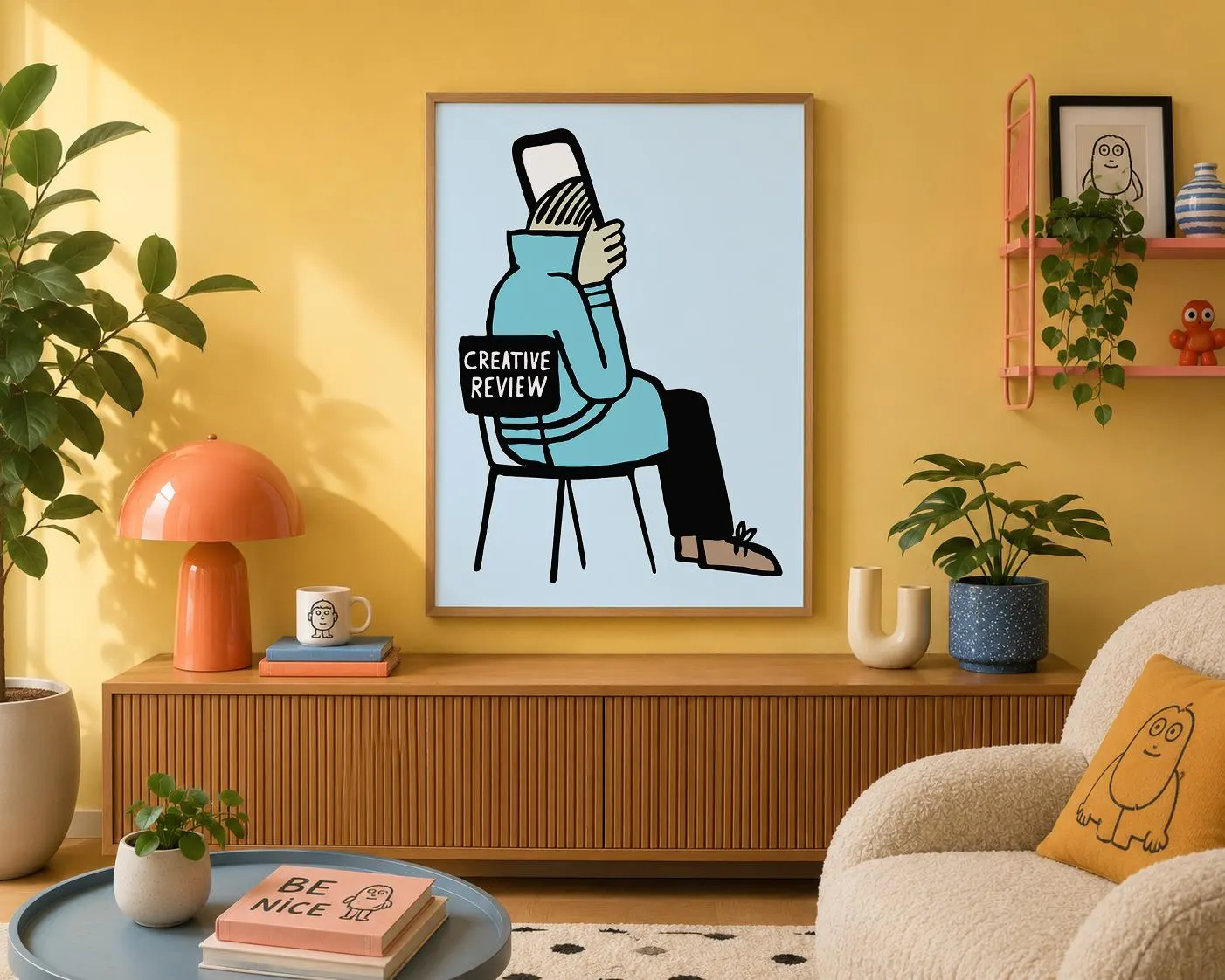 Jean Jullien - Creative Review, Editorial Illustration Art Print, Contemporary Graphic Poster, Modern Office Wall Decor Download - image 4