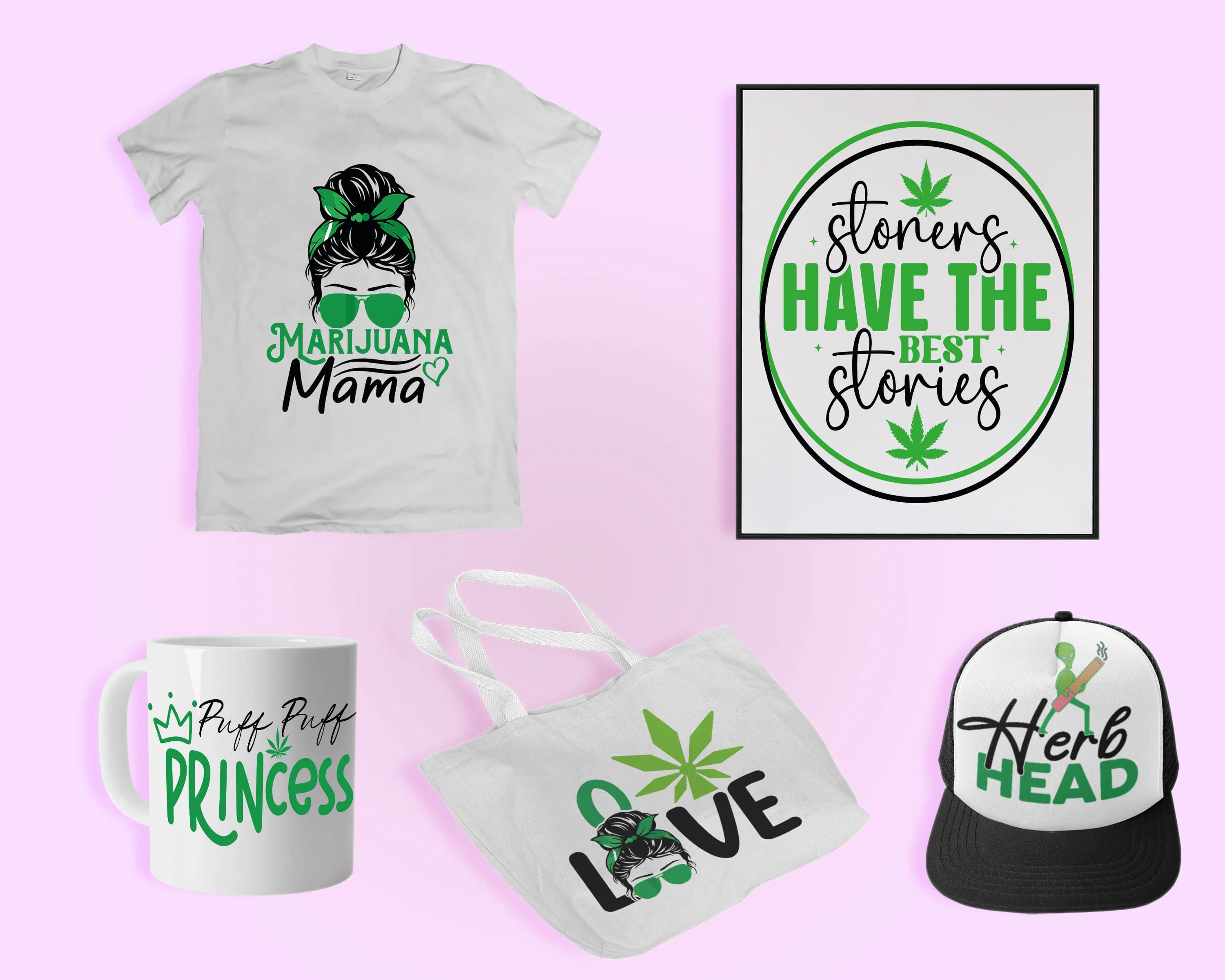 Weed SVG Bundle, Instant download, Weed graphics, SVG Files for cricut, Weed PNG, Cut files, Weed quotes, Cannabis Png, 4 20 graphics - image 5