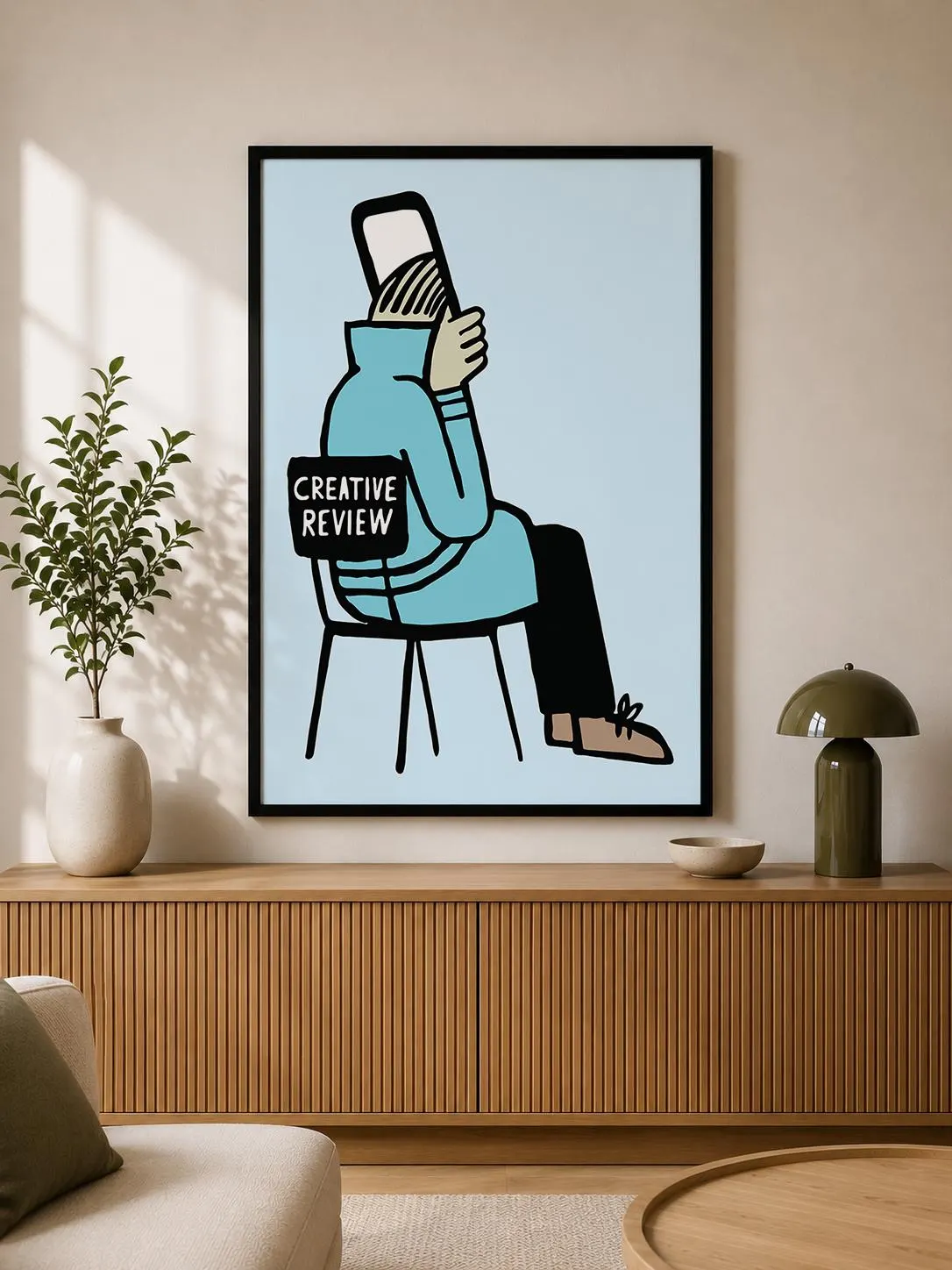 Jean Jullien - Creative Review, Editorial Illustration Art Print, Contemporary Graphic Poster, Modern Office Wall Decor Download - image 2