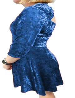 Twist Back FF Velour dress PDF digital sewing pattern // Size 6-22 UK // Instant download with 9 printable sizes - image 5