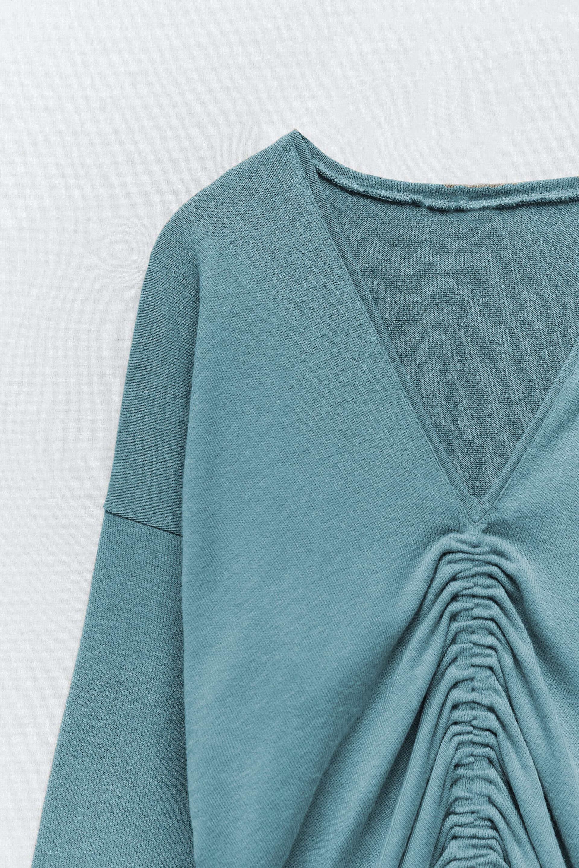 Soft sweater with gathered front // Digital PDF Sewing Pattern // US Size S-XL // Téléchargement instantané avec 4 tailles imprimables