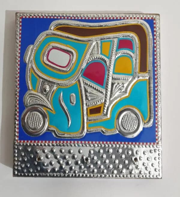 Truck Art Keyholders | Hand-Painted Key Organizer | Pakistani Folk Art Decor | Colorful Wall Hanging | Ethnic Key Rack |Unique Handmade Gift - image 3