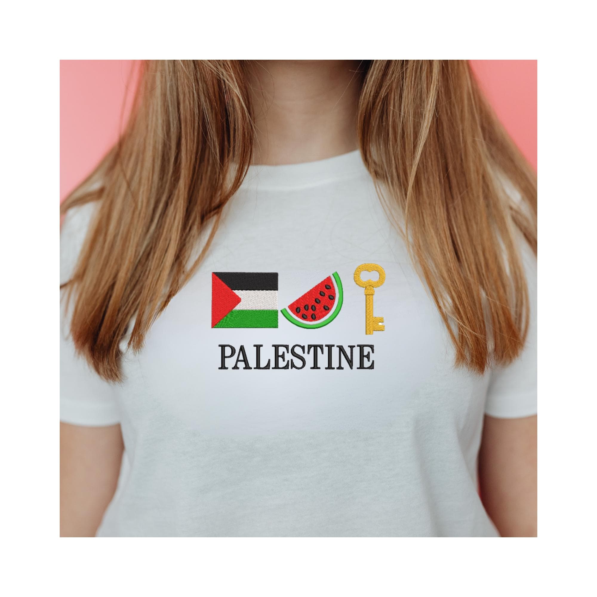 Palestine Symbols Embroidery Design, Flag, Watermelon, Key, 5 Sizes, Solidarity & Support, Digital Instant Download. - image 5