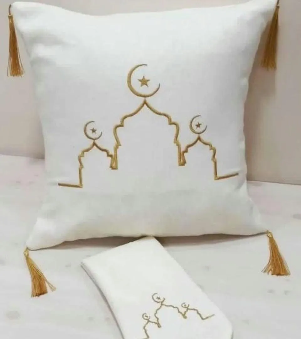 Ramadan Mubarak, Arabic Calligraphy, Mosque, Machine Embroidery Design, Moon, 4 sizes - Instant Download, PES, DST, JEF. - image 4