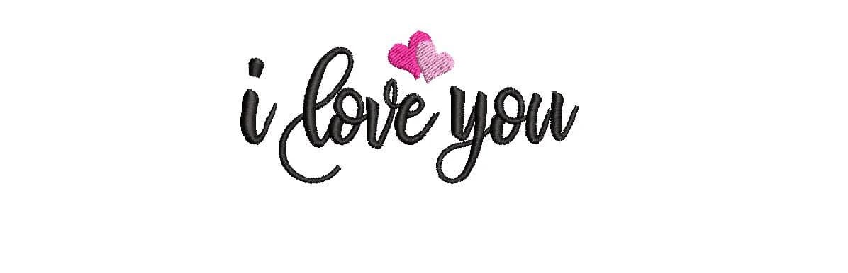 I love you Embroidery Pattern, Love Embroidery Design, Valentine Day Embroidery Machine, Digital Embroidery Machine, Instant Download. - image 3