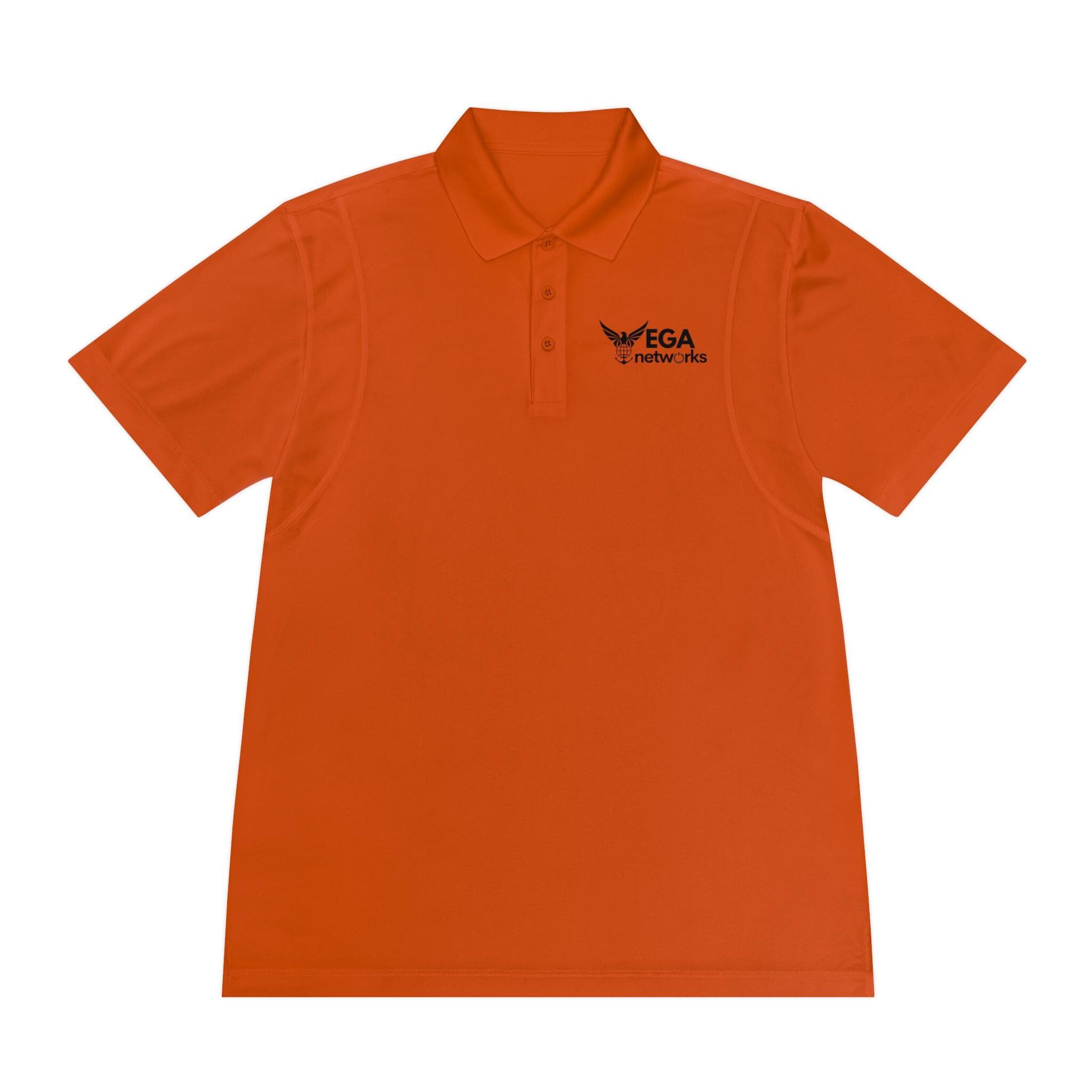 EGA Networks Moisture-Wicking Sport Polo Shirt: 100% Polyester, 3-Button Placket - image 3