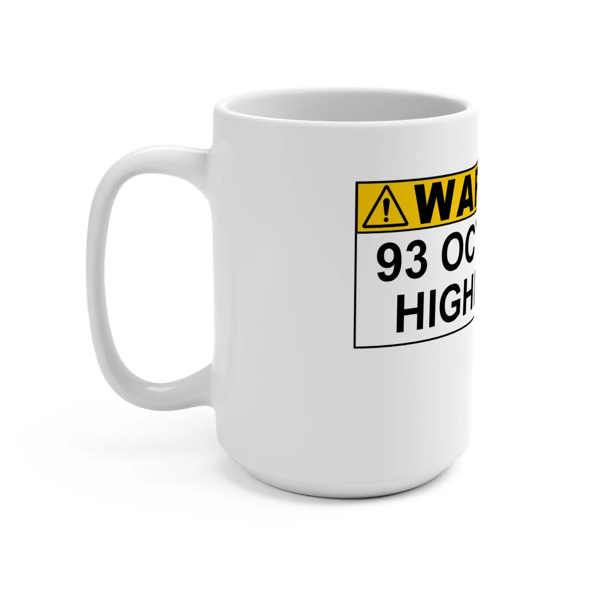 Hi Octane Coffee Mug: 15oz Ceramic Mug for Car & Mechanic Enthusiasts - image 4