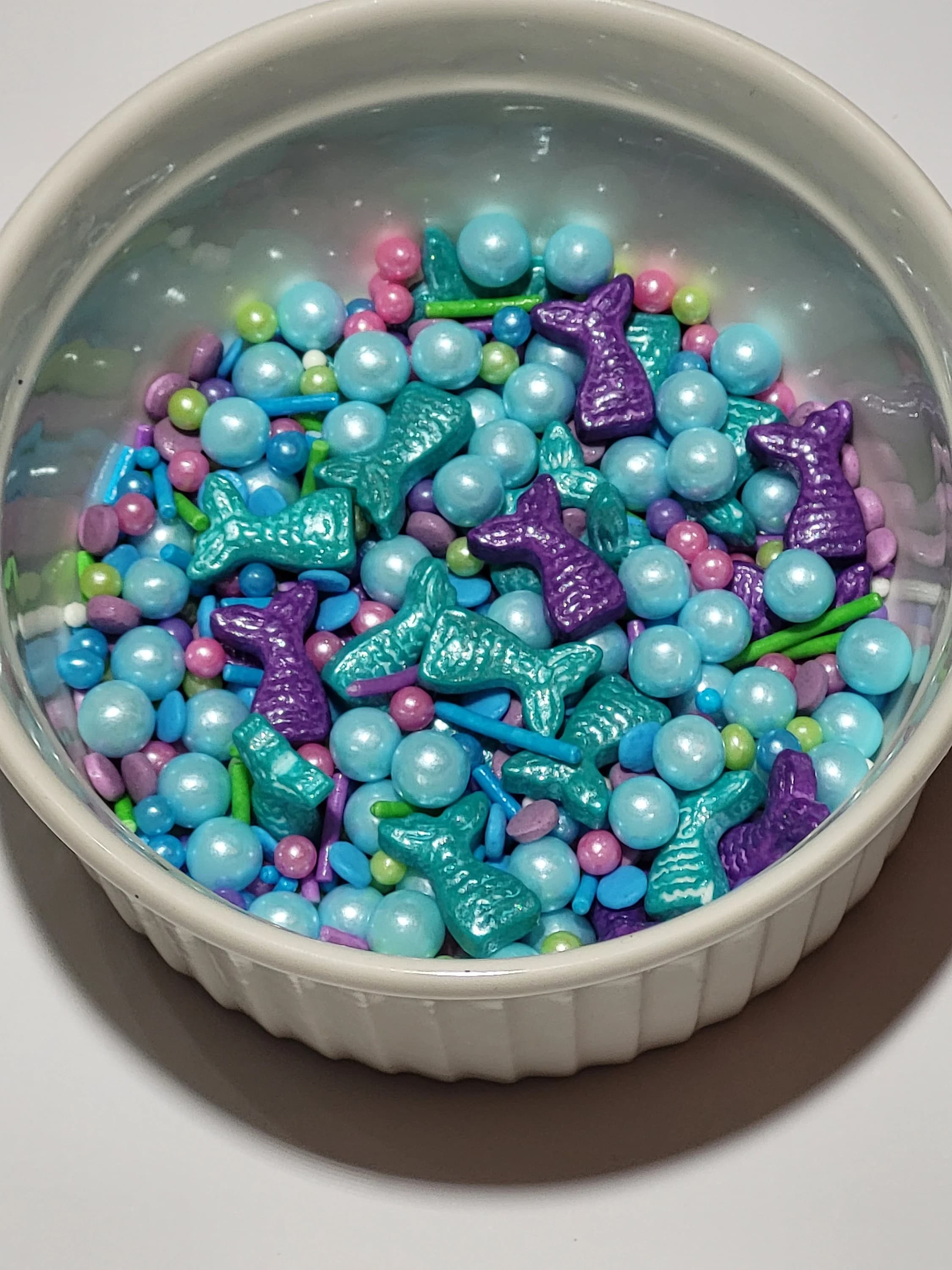 Mermaid Tails Sprinkle Mix - Birthday Cake, Cupcake, Cookie edible decoration Gluten free, Vegan, Halal - image 4