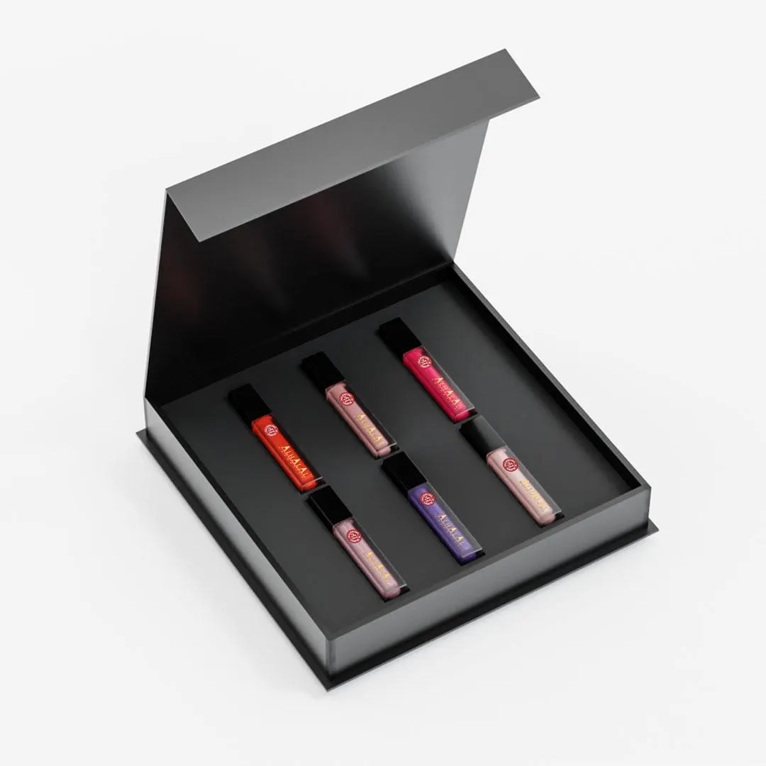 Luxury Cosmetic Gift Box, Six Matte Liquid Lipsticks - image 4