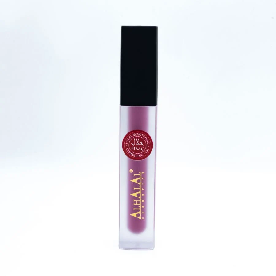 Halal Matte Liquid Lipstick โ Long Lasting, Vegan, Cruelty-Free Smooth Finish (AL-63 FARYAL)