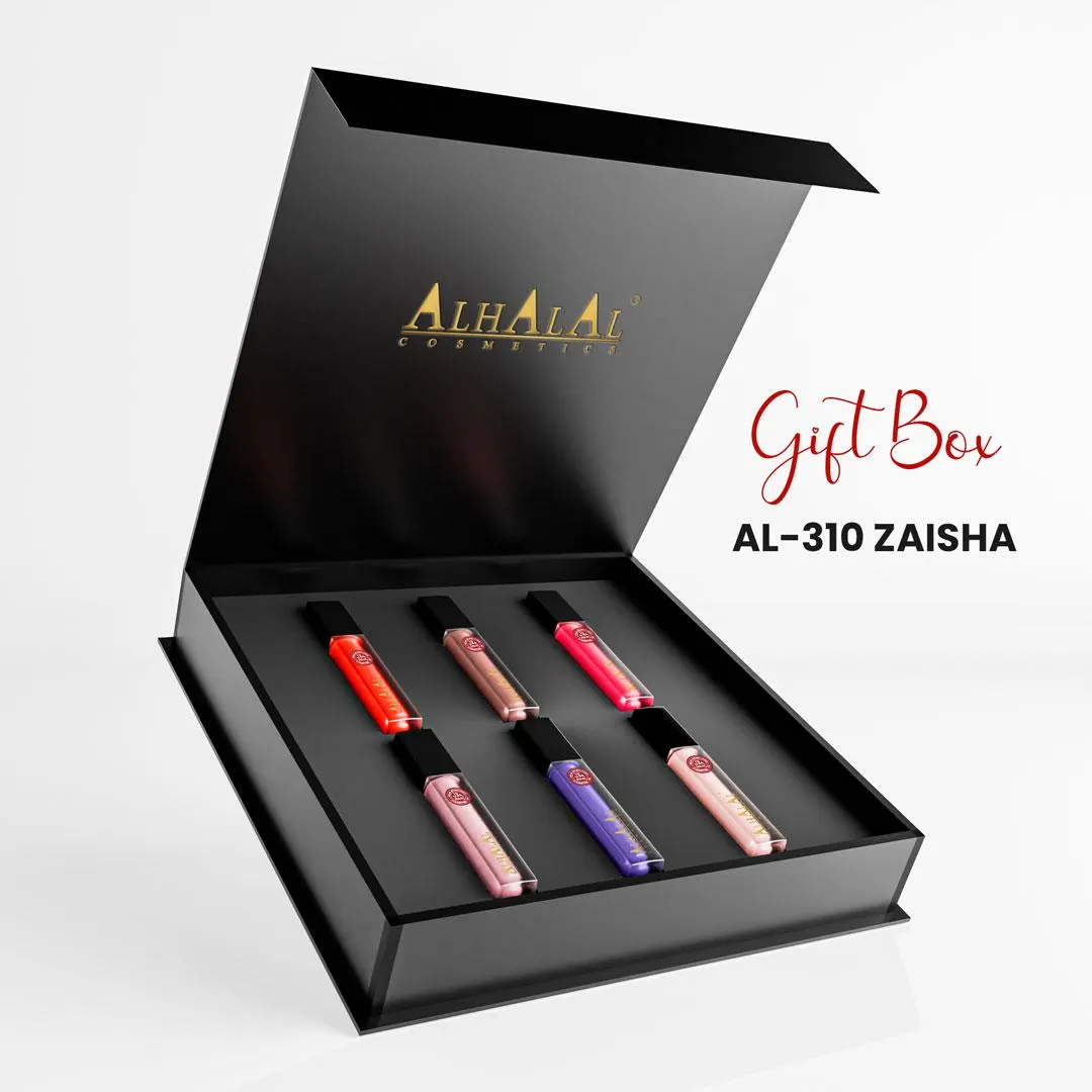 Luxury Cosmetic Gift Box, Six Matte Liquid Lipsticks - image 3