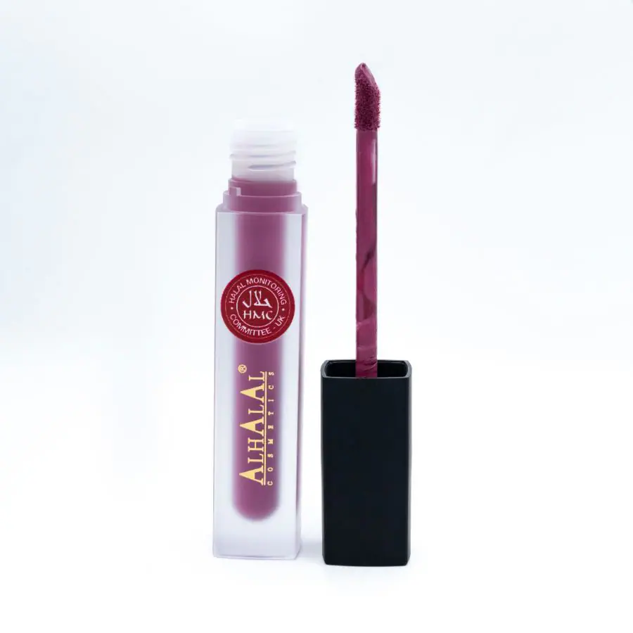 Halal Matte Liquid Lipstick โ Long Lasting, Vegan, Cruelty-Free Smooth Finish (AL-63 FARYAL) - image 3