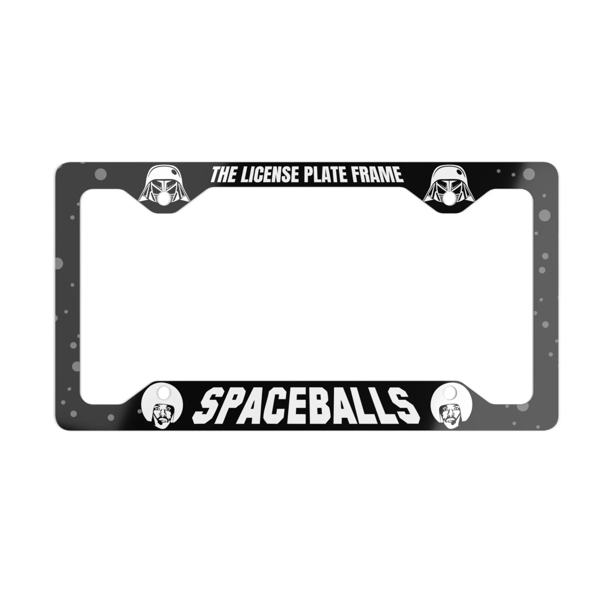 Spaceballs Metal License Plate Frame - Mel Brooks Movie Gift