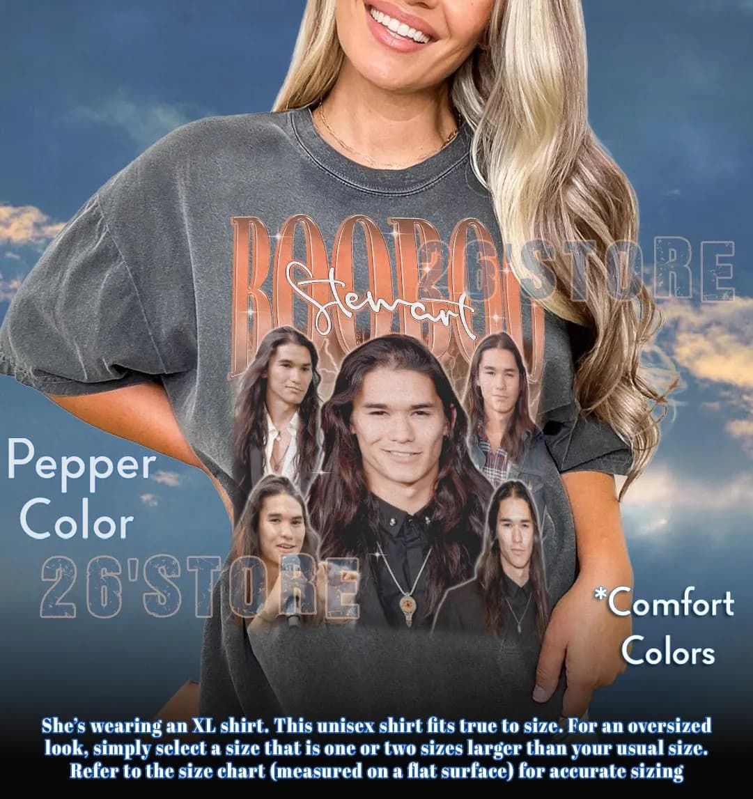 BOOBOO STEWART Shirt, Booboo Stewart Comfort Colors Shirt, Booboo Stewart Sweatshirt, Booboo Stewart Merch, Booboo Stewart Lover Shirt - image 3