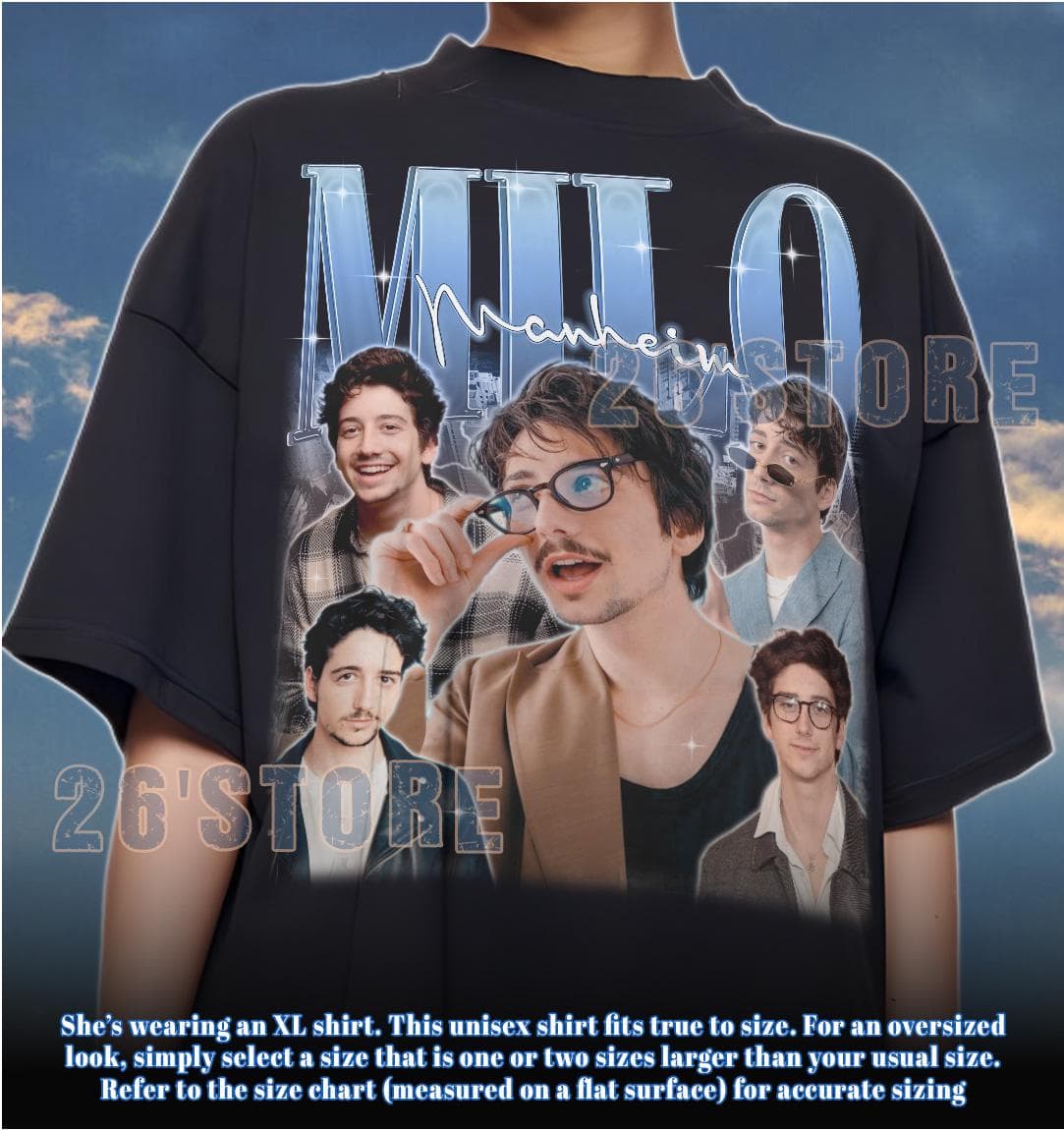 MILO MANHEIM Shirt, Milo Manheim Comfort Colors Shirt, Milo Manheim Sweatshirt, Milo Manheim Merch, Milo Manheim Lover Shirt
