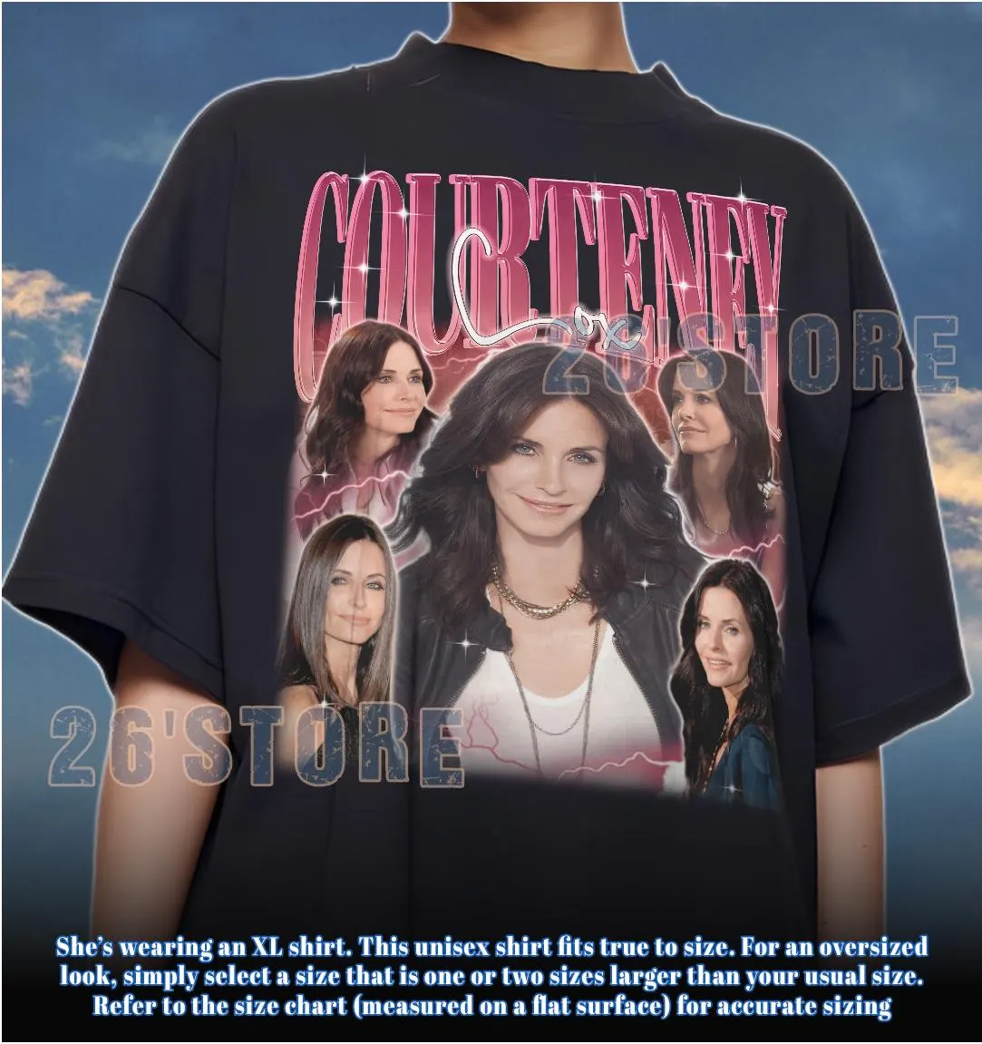 COURTENEY COX Shirt, Courteney Cox Comfort Colors Shirt, Courteney Cox Sweatshirt