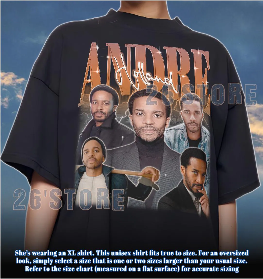 ANDRE HOLLAND Shirt, Andre Holland Comfort Colors Shirt, Andre Holland Sweatshirt