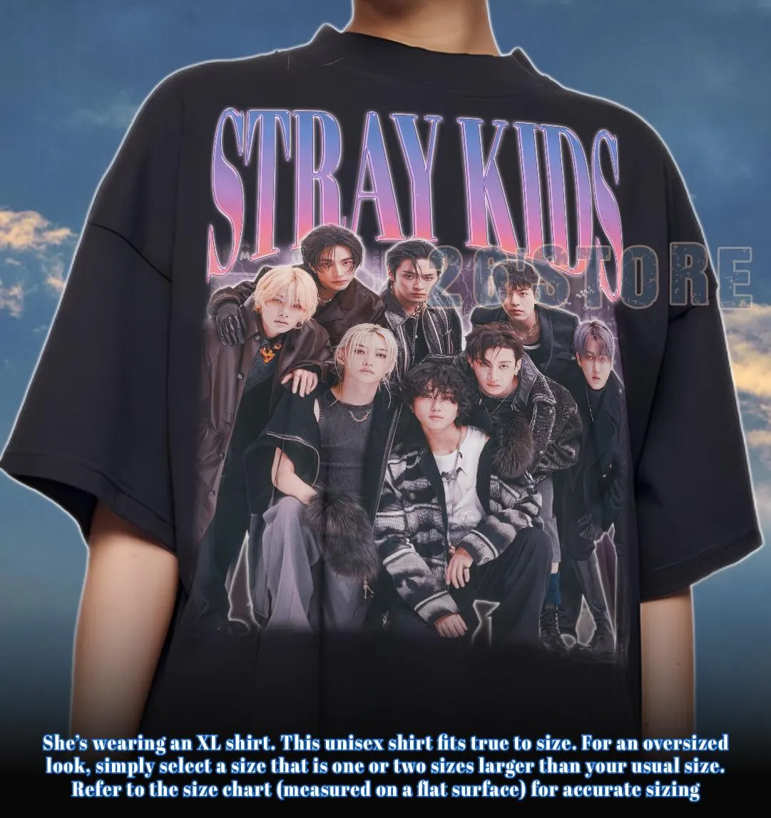 Stray Kids Shirt, Stray Kids Vintage Shirt, Stray Kids Tshirt, Stray Kids Tees, Stray Kids Sweater, Stray Kids Merch, Kpop Idol, Skz Shirt