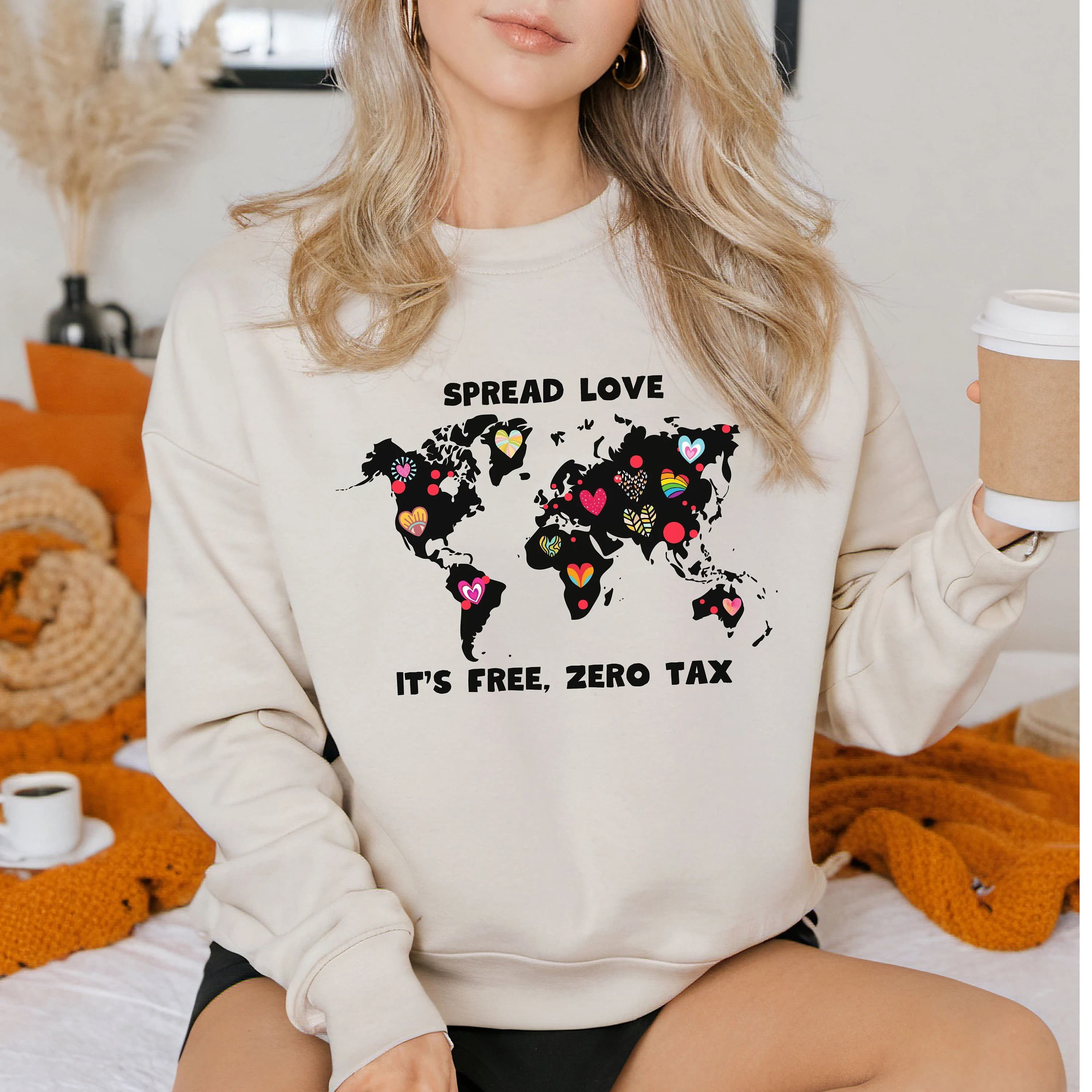 Spread love it's free shirt, Pride LGBTQ Shirt, Pride Hoodie, Queer Subtle Sweater for pride day, Pride Month Gift, Gay Pride Shirt, LGBTQIA - image 5