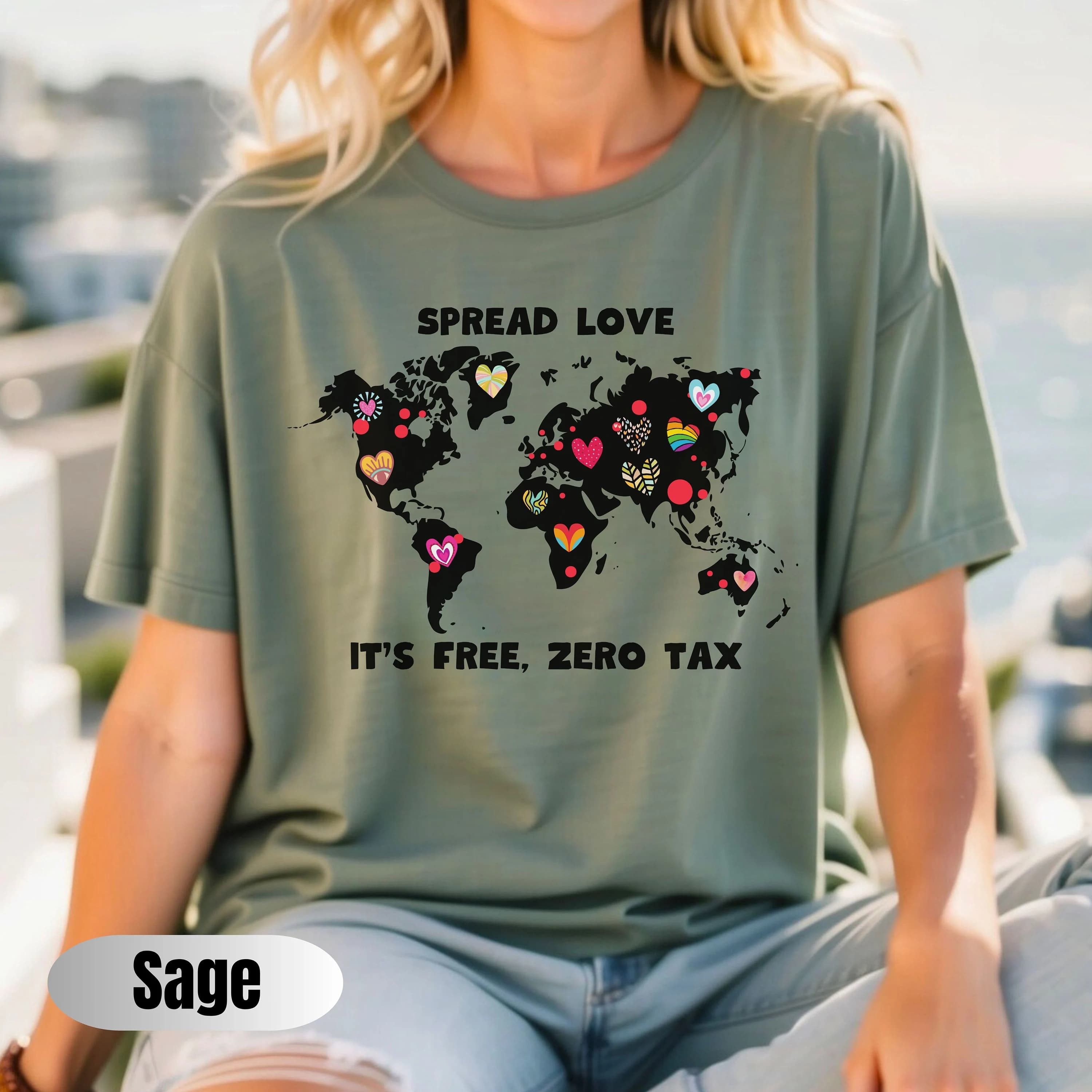 Spread love it's free shirt, Pride LGBTQ Shirt, Pride Hoodie, Queer Subtle Sweater for pride day, Pride Month Gift, Gay Pride Shirt, LGBTQIA - image 4