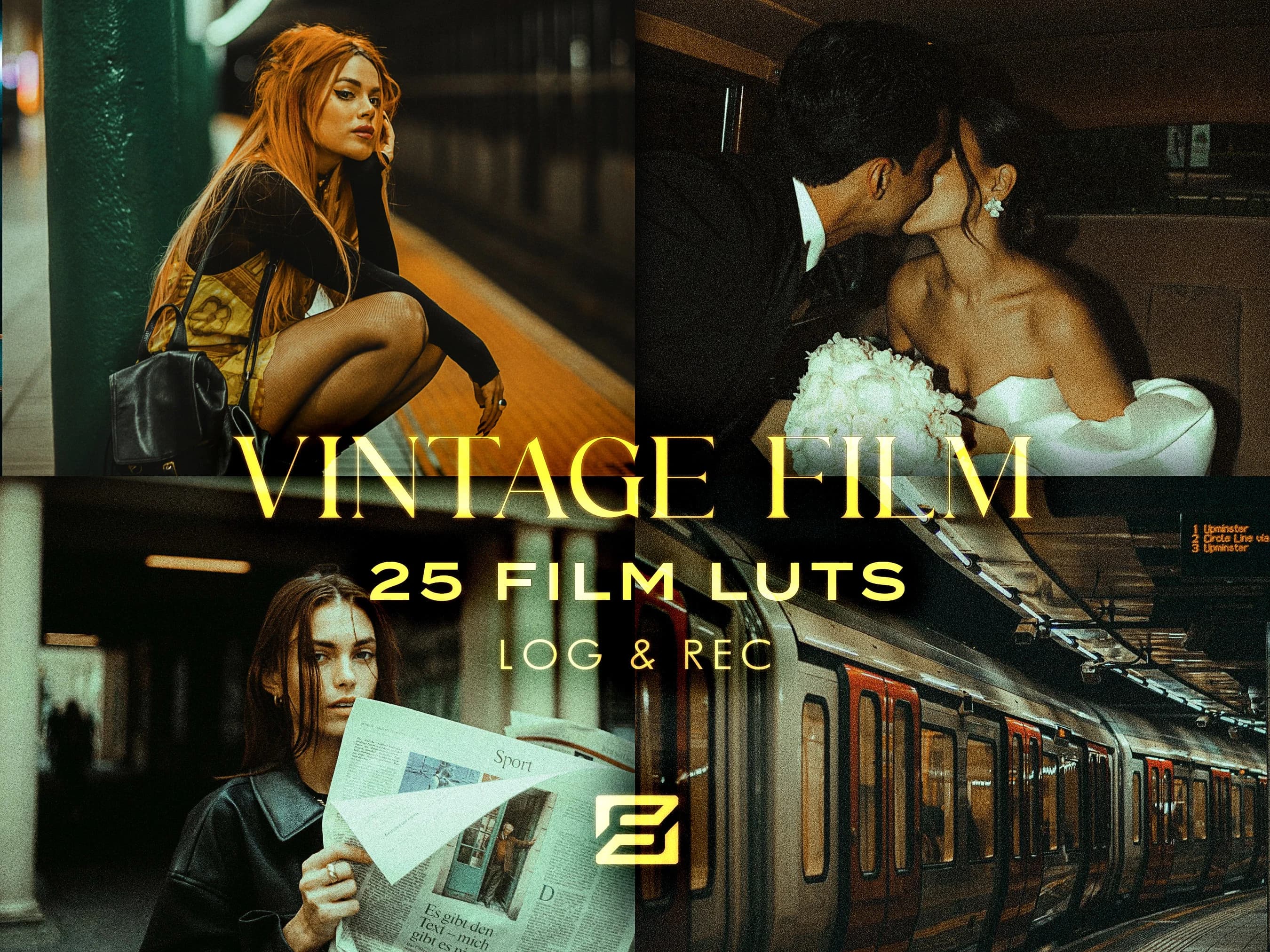 VINTAGE Cinematic Film LUTs Pack for Color Grading | Video Editing, Video Presets | Final Cut, Premiere Pro, Davinci Resolve, Video Filters
