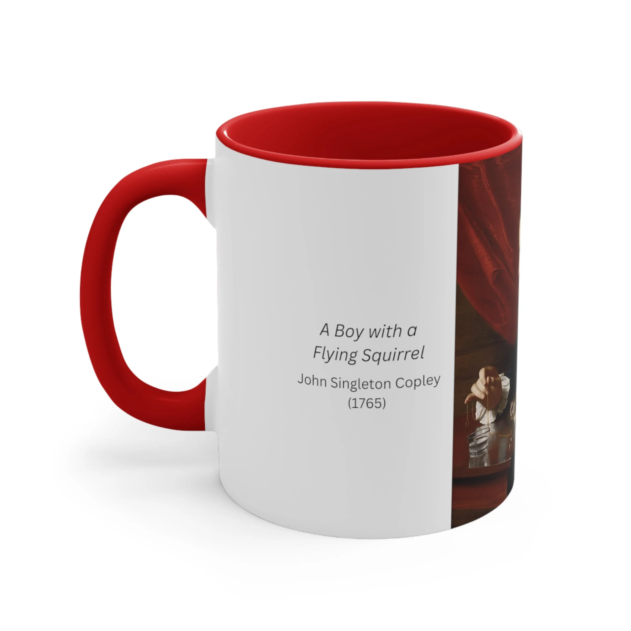 Boy with a Flying Squirrel, by John Singleton Copley | Celebrate American Art | Accent Coffee Mug, 11oz - image 3