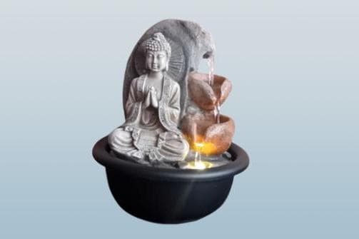 Desktop Fountain with LED Light – Relaxing Zen Decor - image 4
