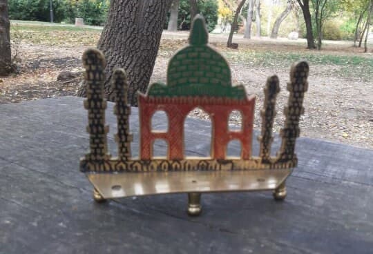 Taj Mahal Brass Figurine, Collectible Gift - image 3