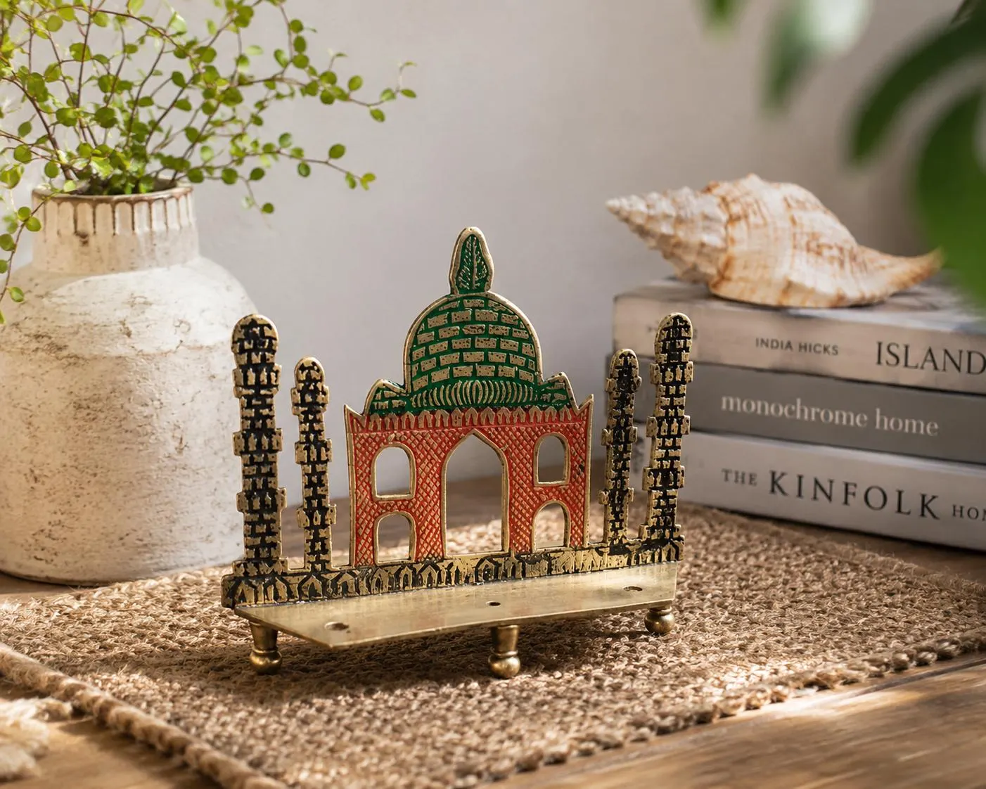 Taj Mahal Brass Figurine, Collectible Gift - image 5