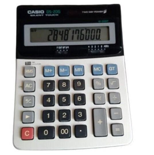 Rare Vintage Calculator CASIO DS-20G silent-touch, Made in Japan - image 2